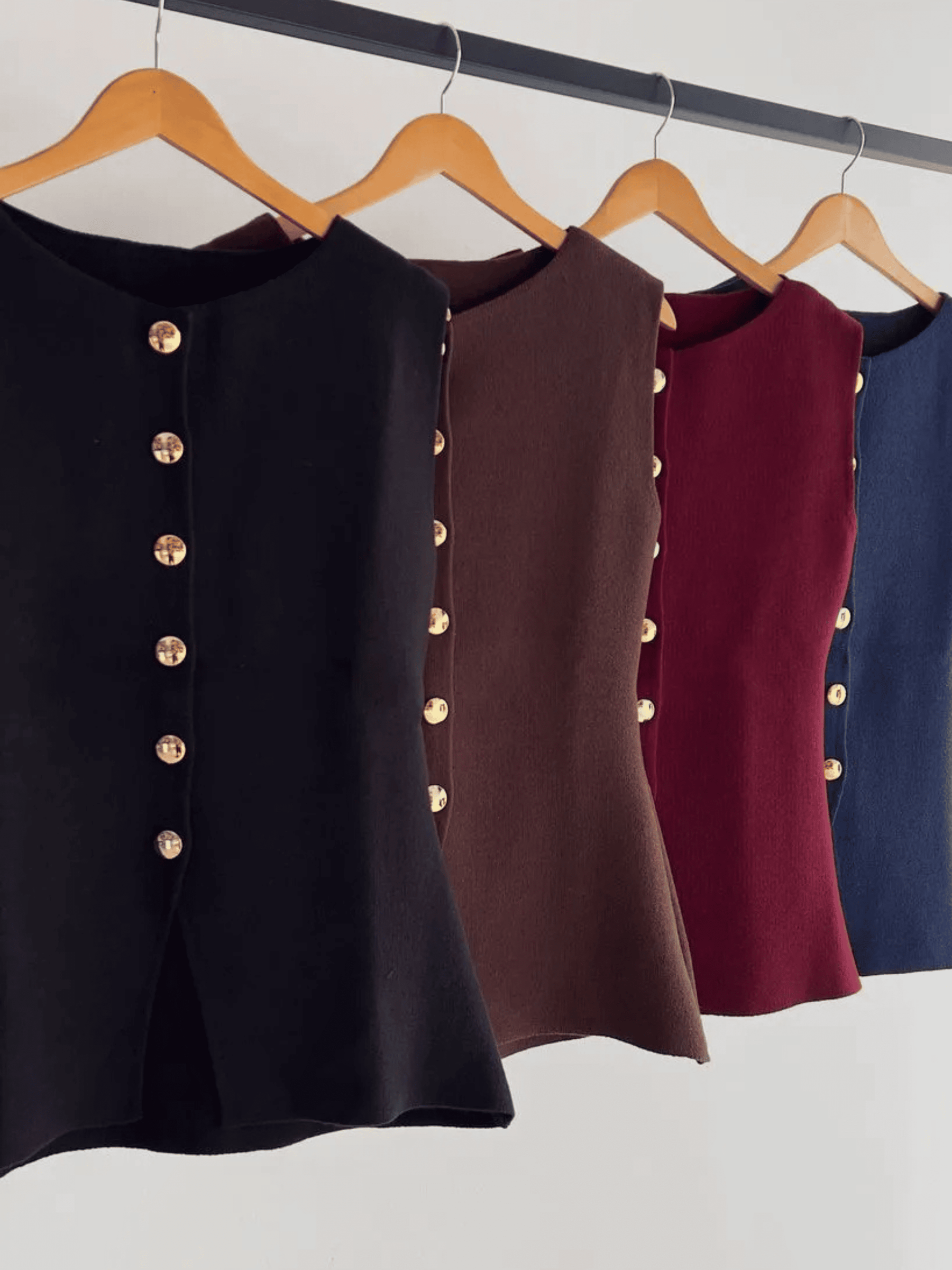 Colete Feminino de Tricô Ully