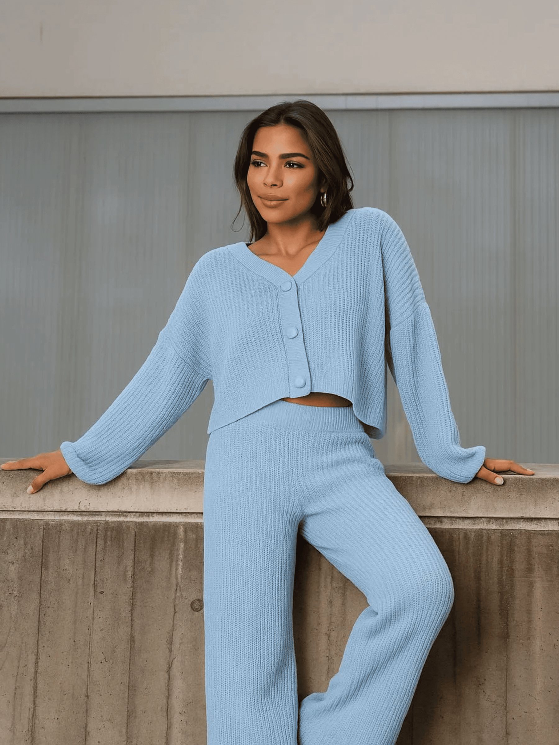 Conjunto de Tricô Brígida