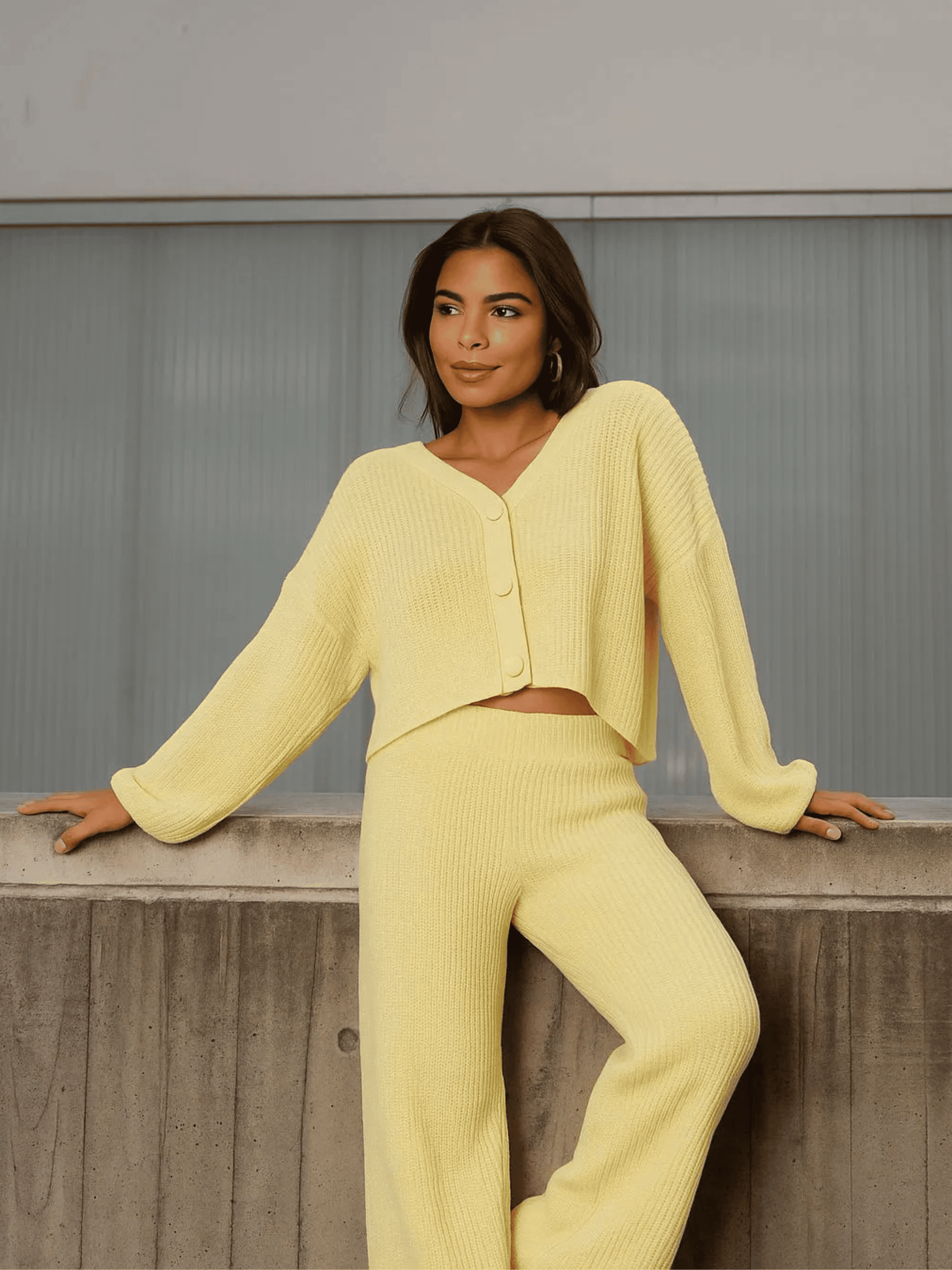 Conjunto de Tricô Brígida