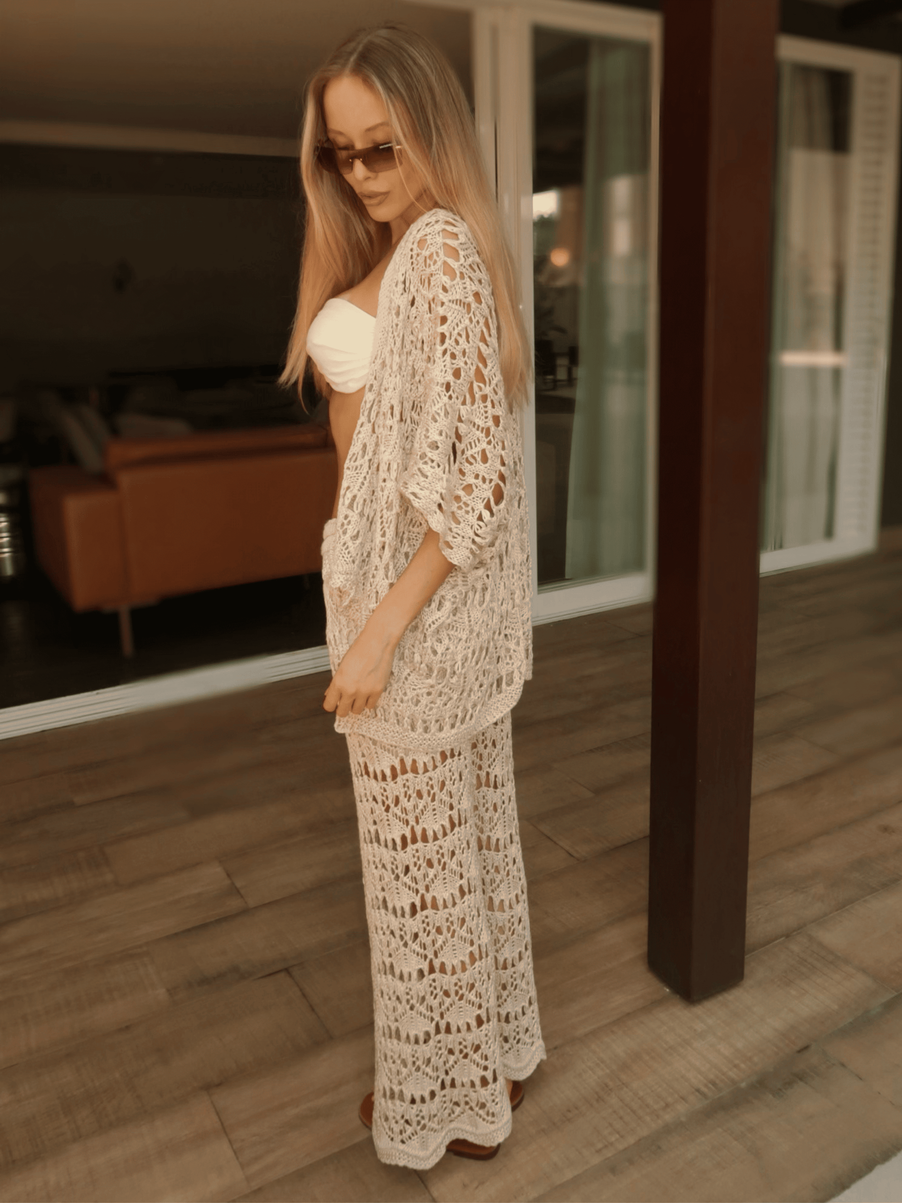 Conjunto de Tricô Keller