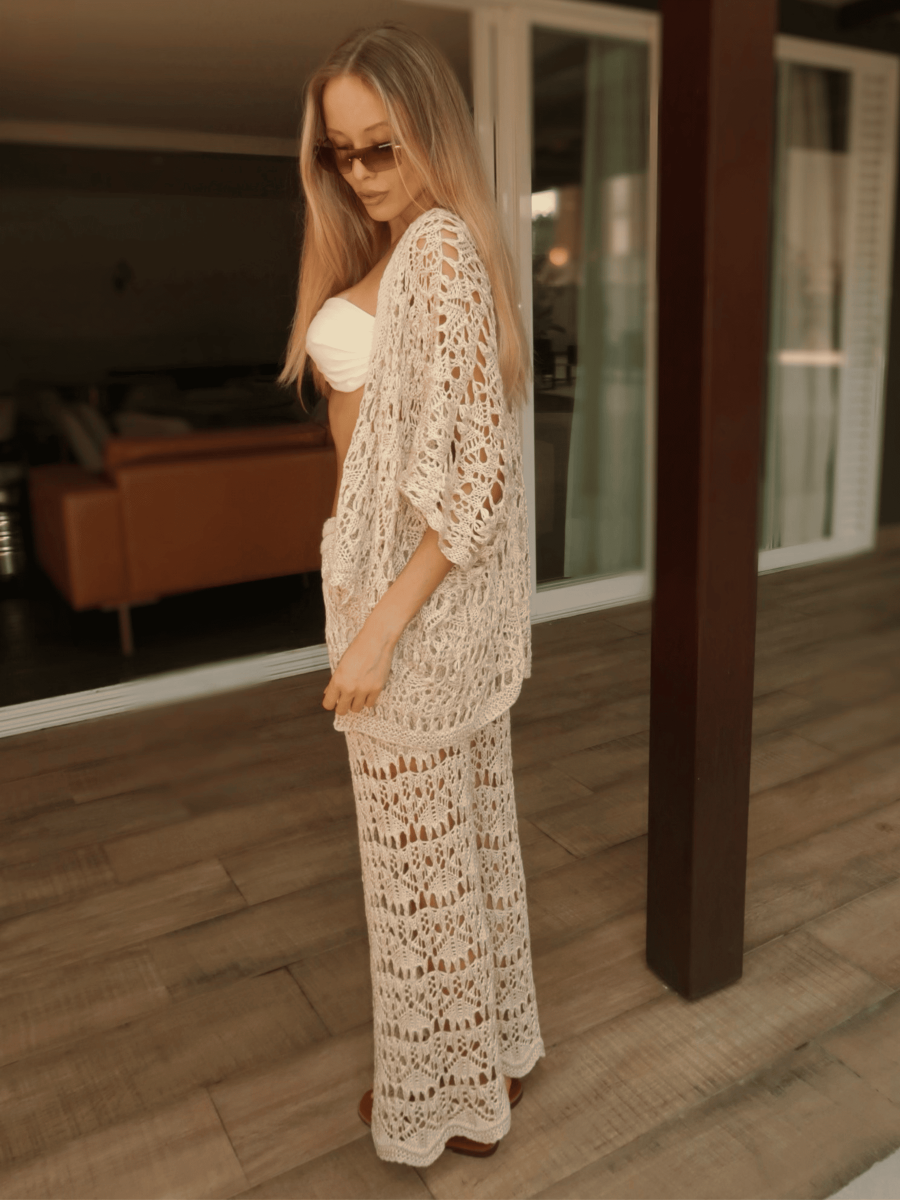 Conjunto de Tricô Keller