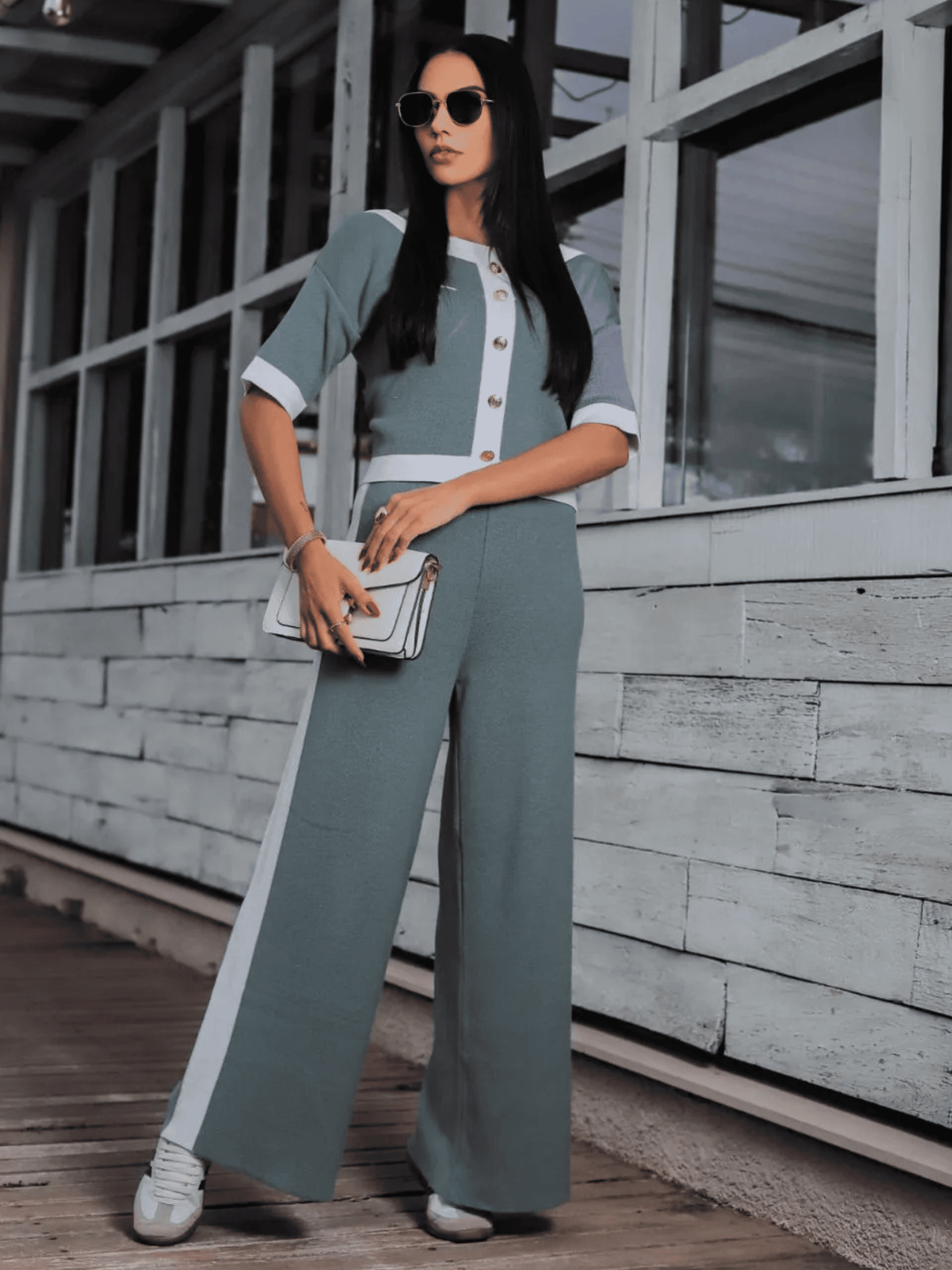 Conjunto de Tricô Turquia