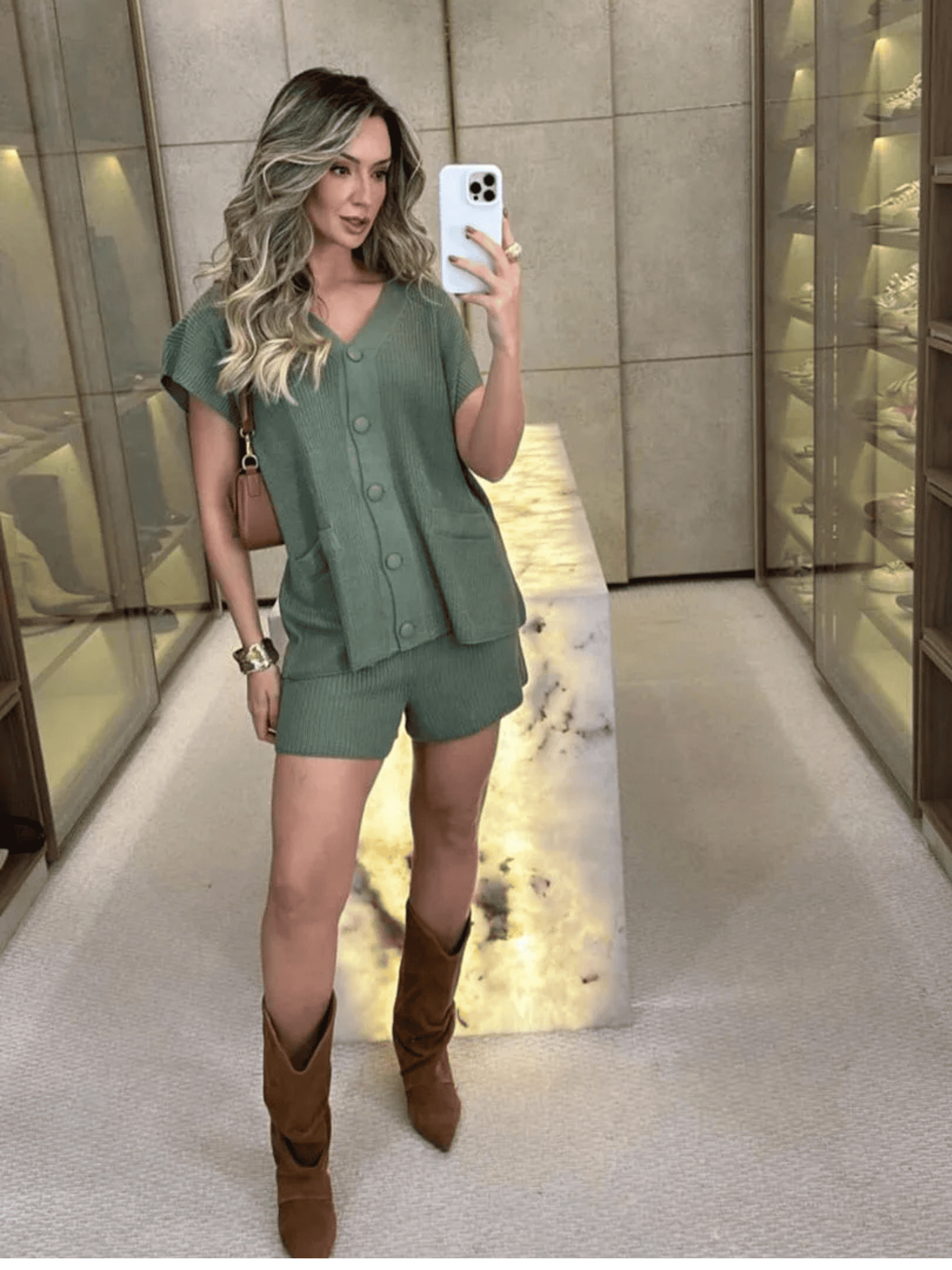 Conjunto de Tricô Romélia