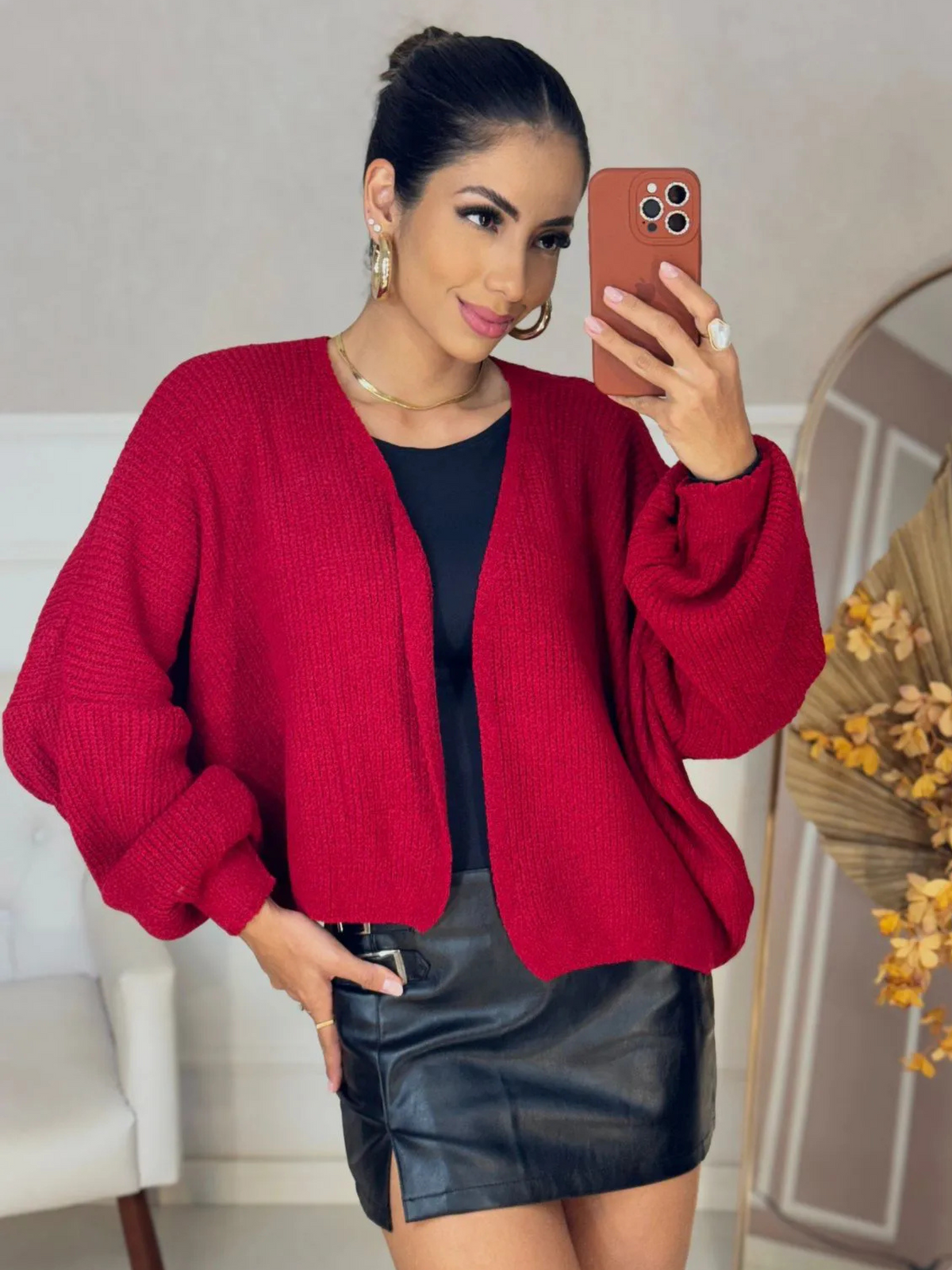 Casaco Feminino de Tricô Lizie