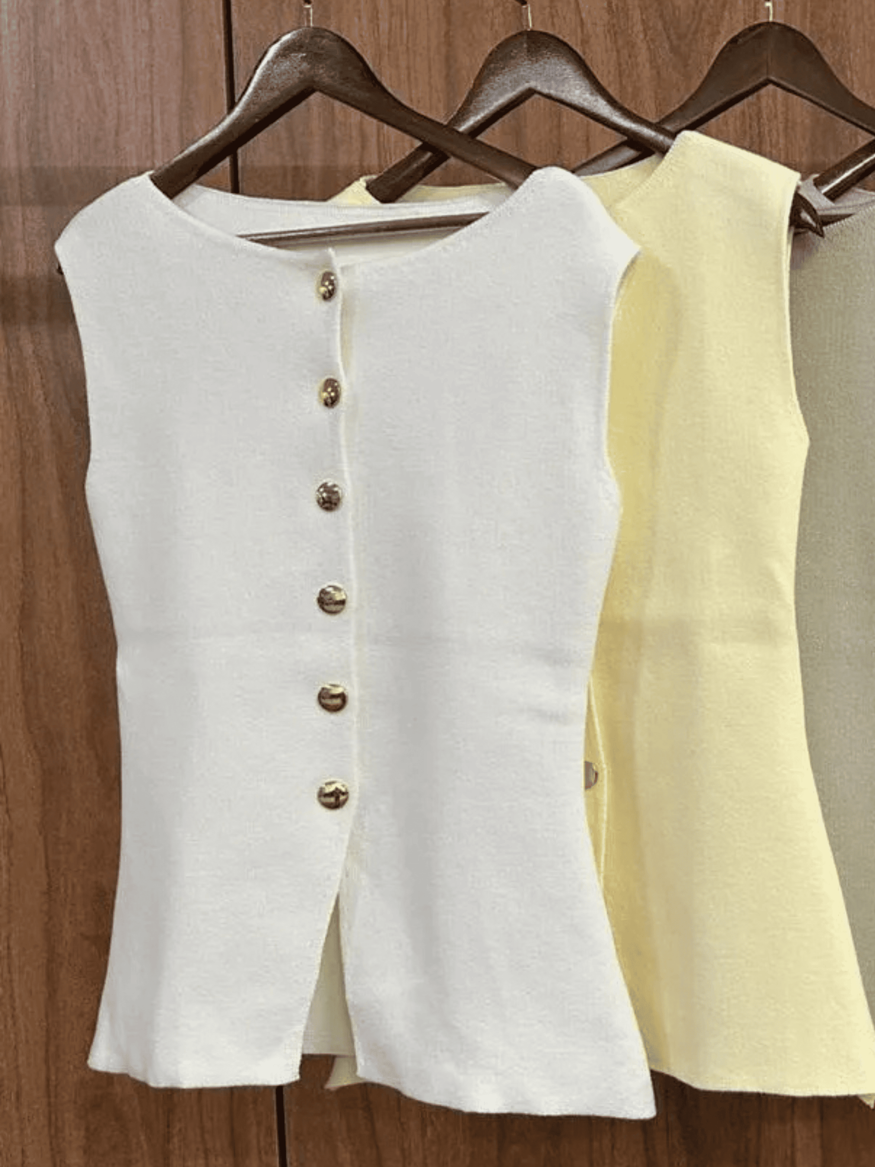 Colete Feminino de Tricô Ully