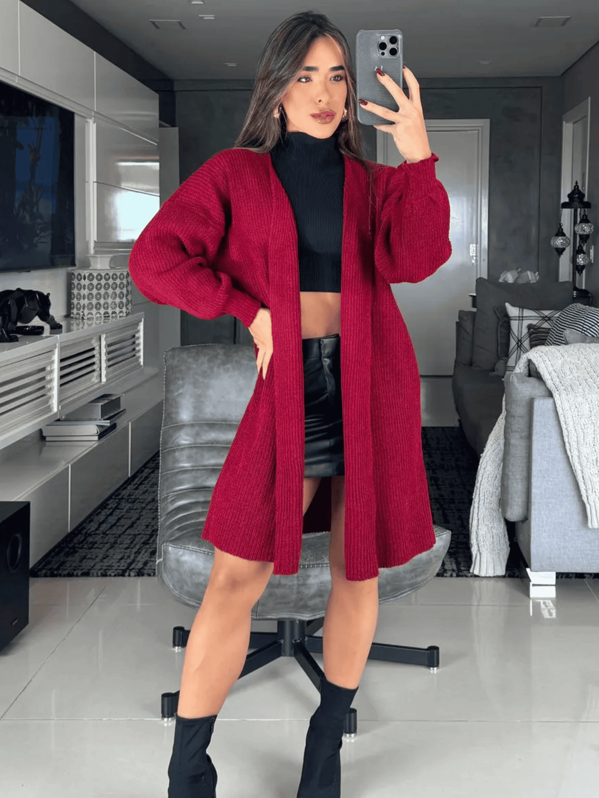 Casaco Feminino de Tricô Dalila