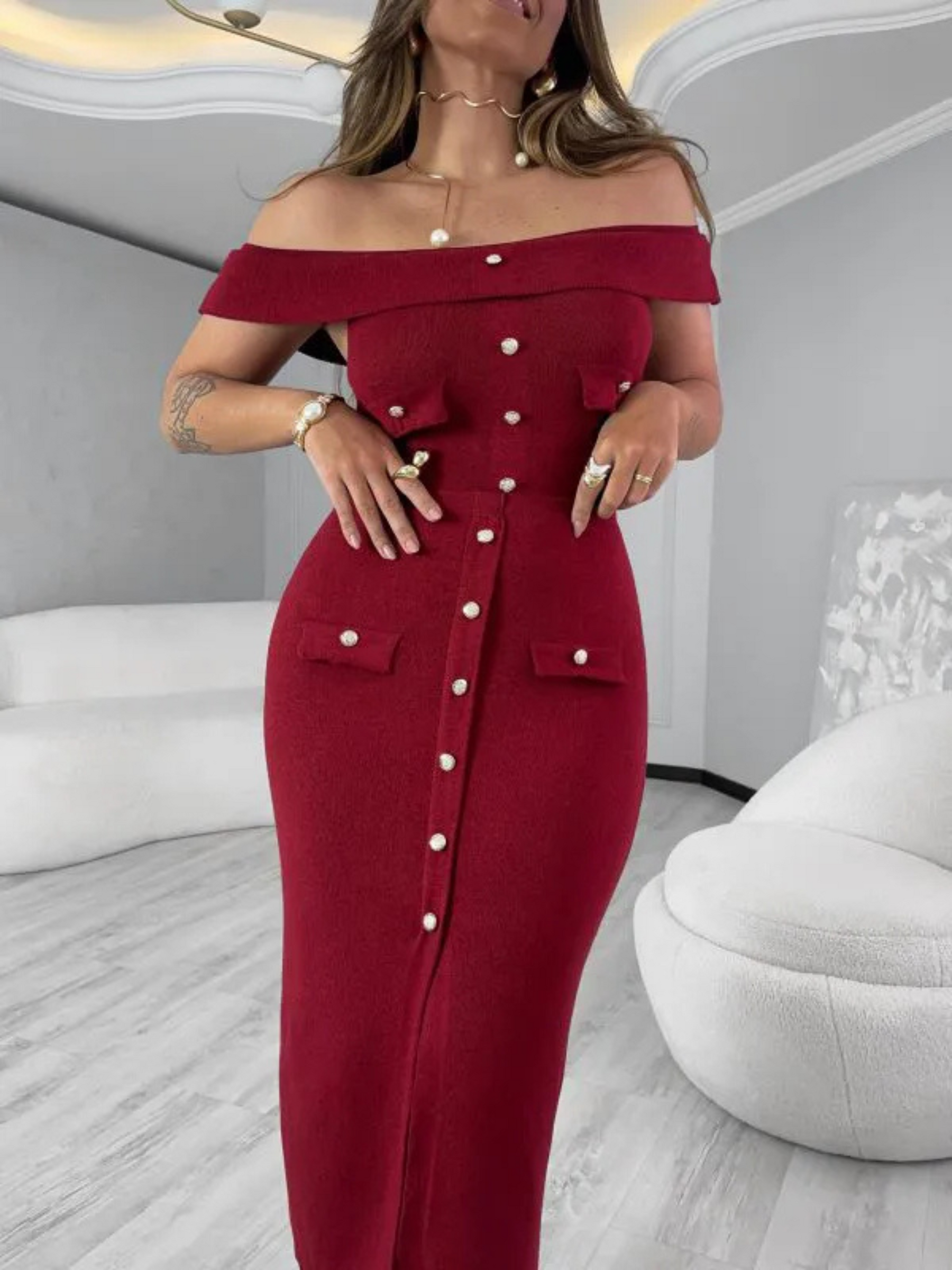 Conjunto de Tricô Suécia Liso