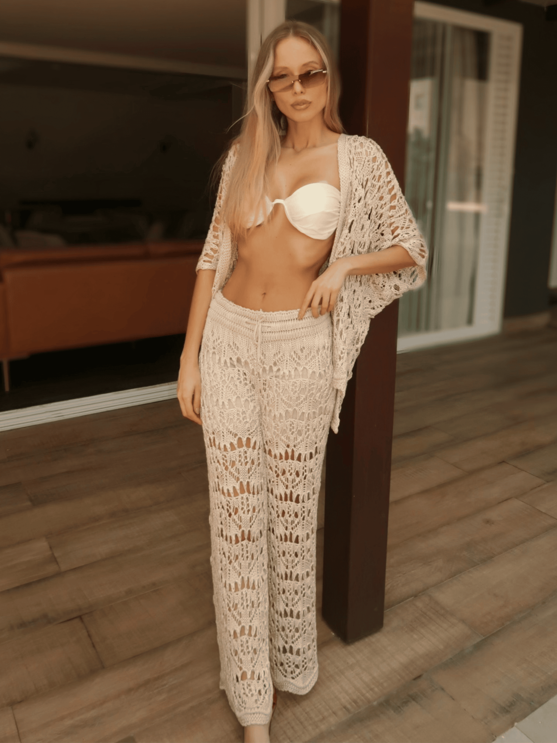 Conjunto de Tricô Keller