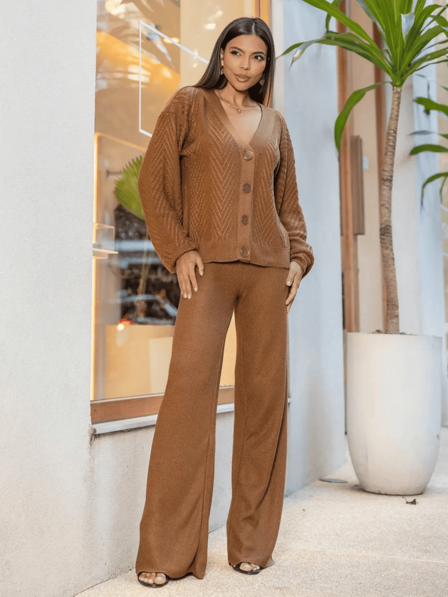 Conjunto de Tricô Mônaco