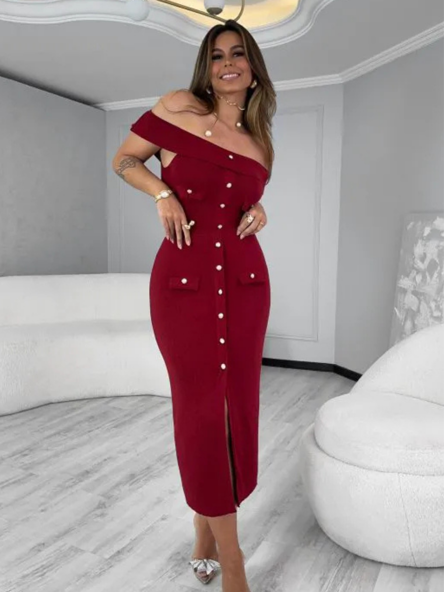 Conjunto de Tricô Suécia Liso