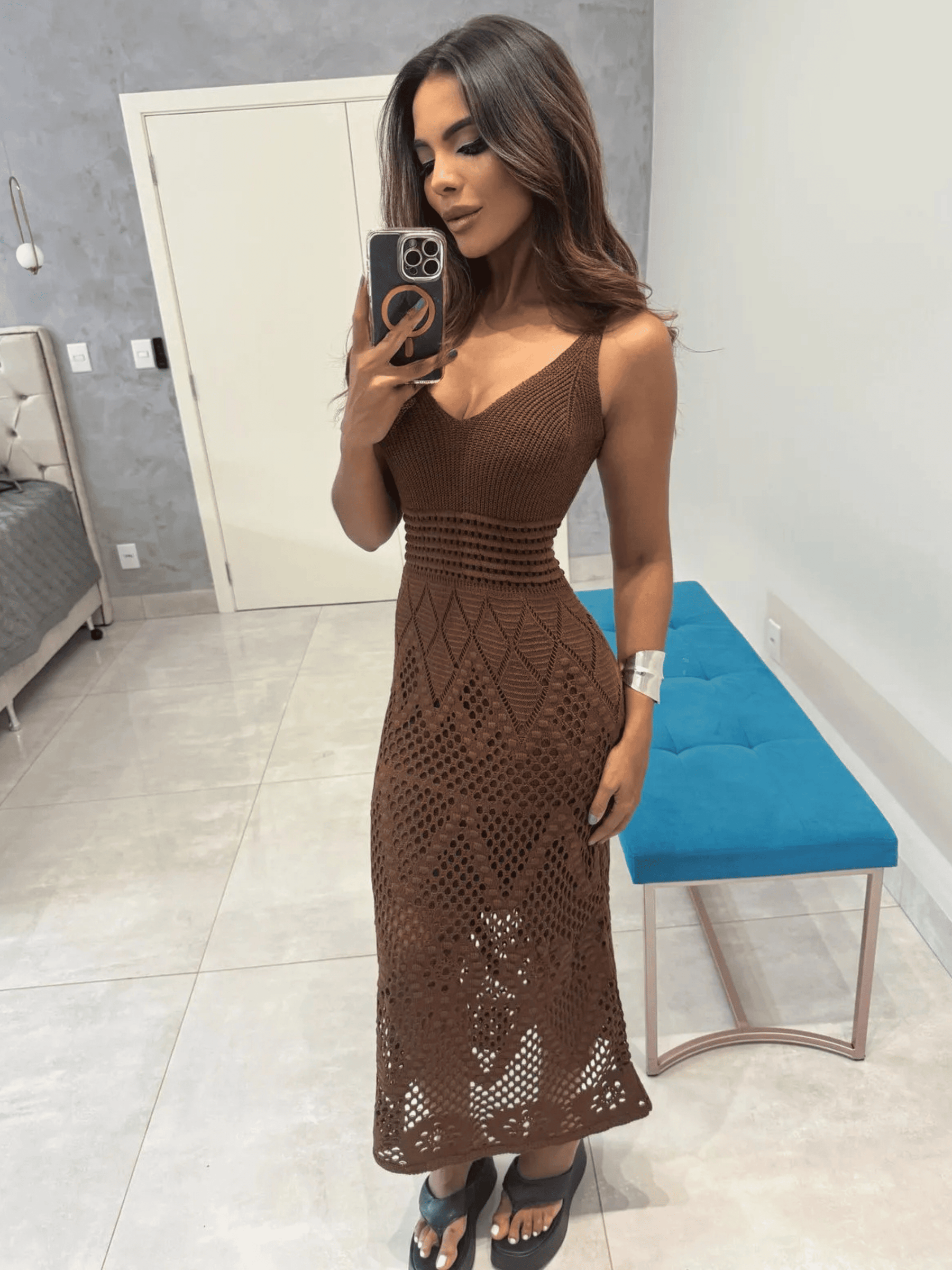 Vestido de Tricô Elizabeth