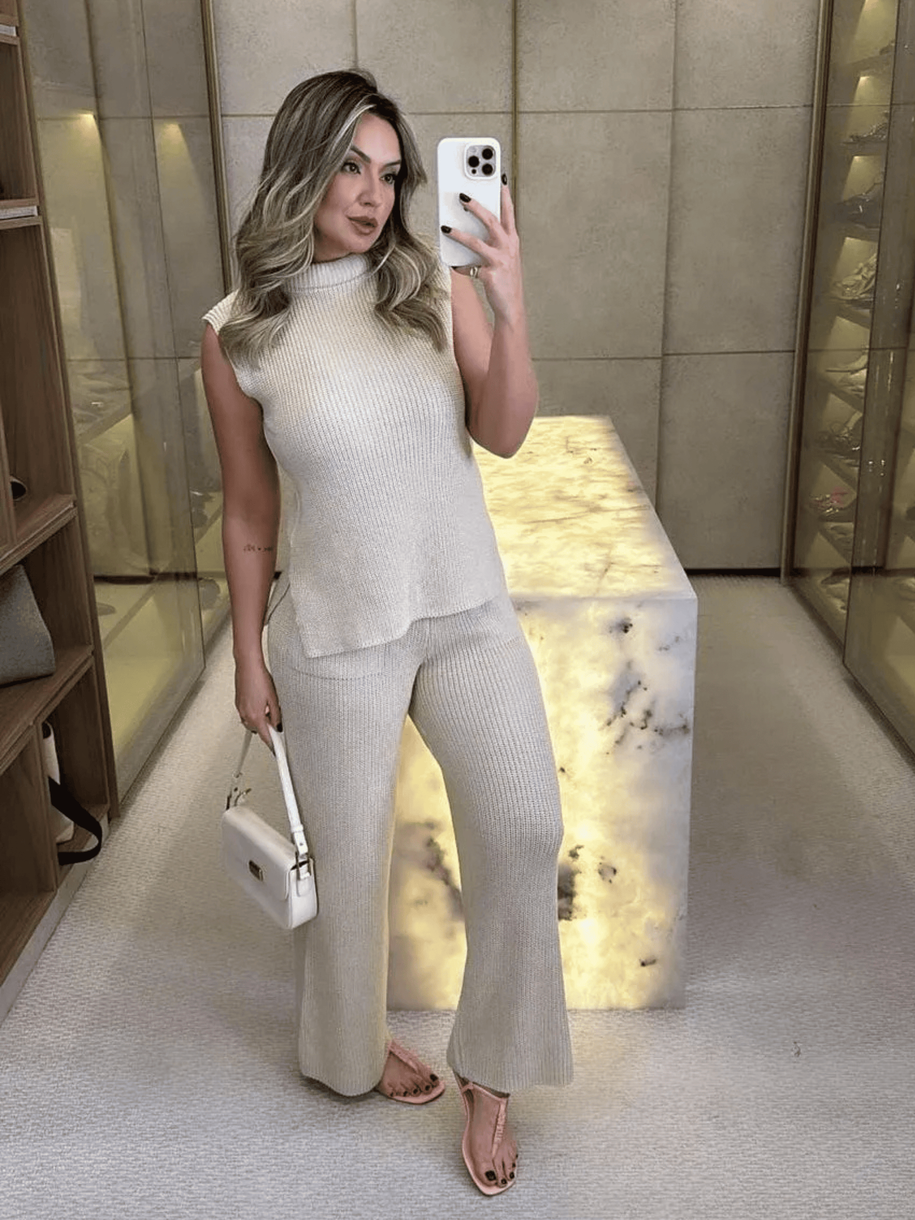 Conjunto de Tricô Agnes