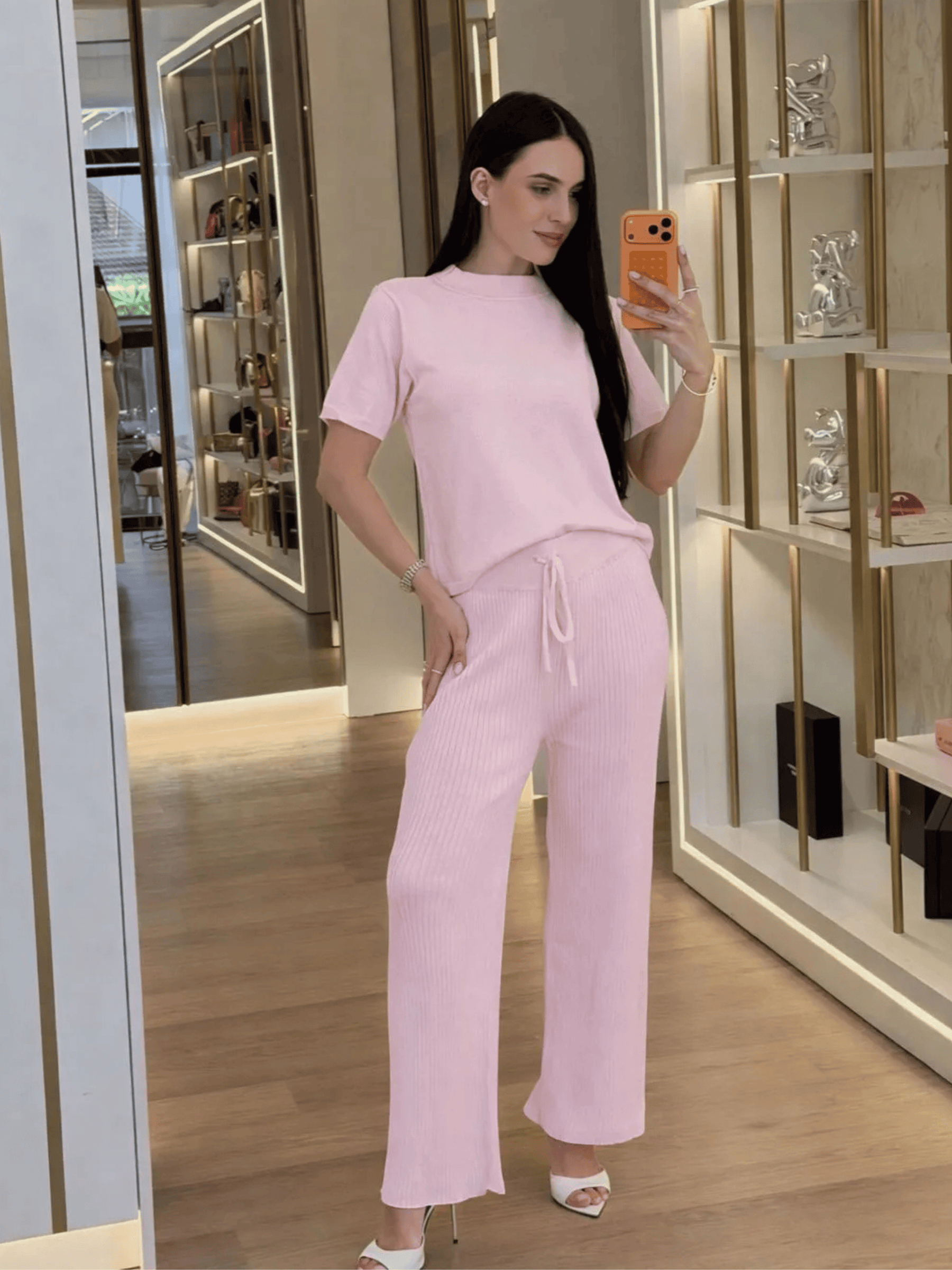 Conjunto de Tricô Havaí