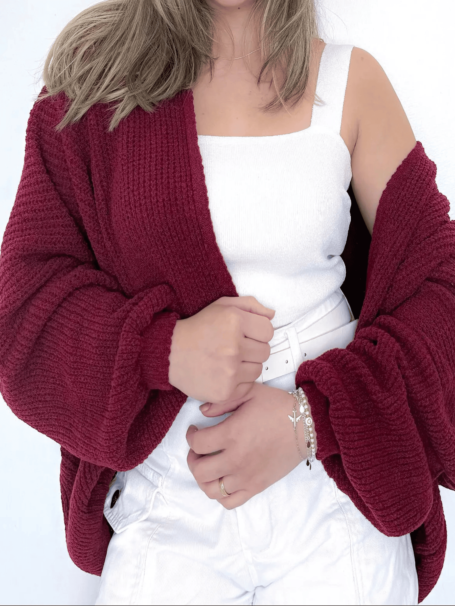 Casaco Feminino de Tricô Lizie