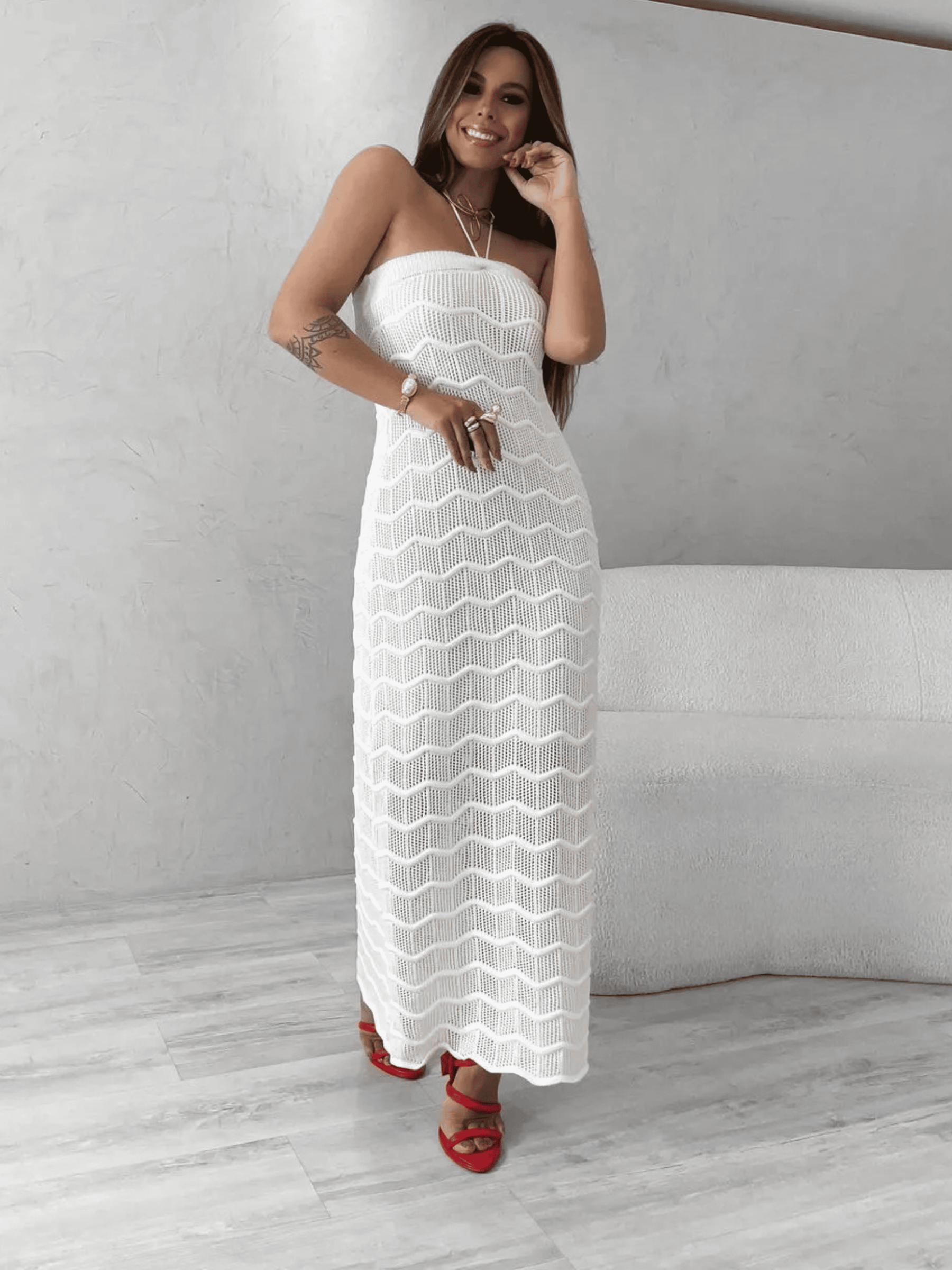 Vestido de Tricô Edilaine