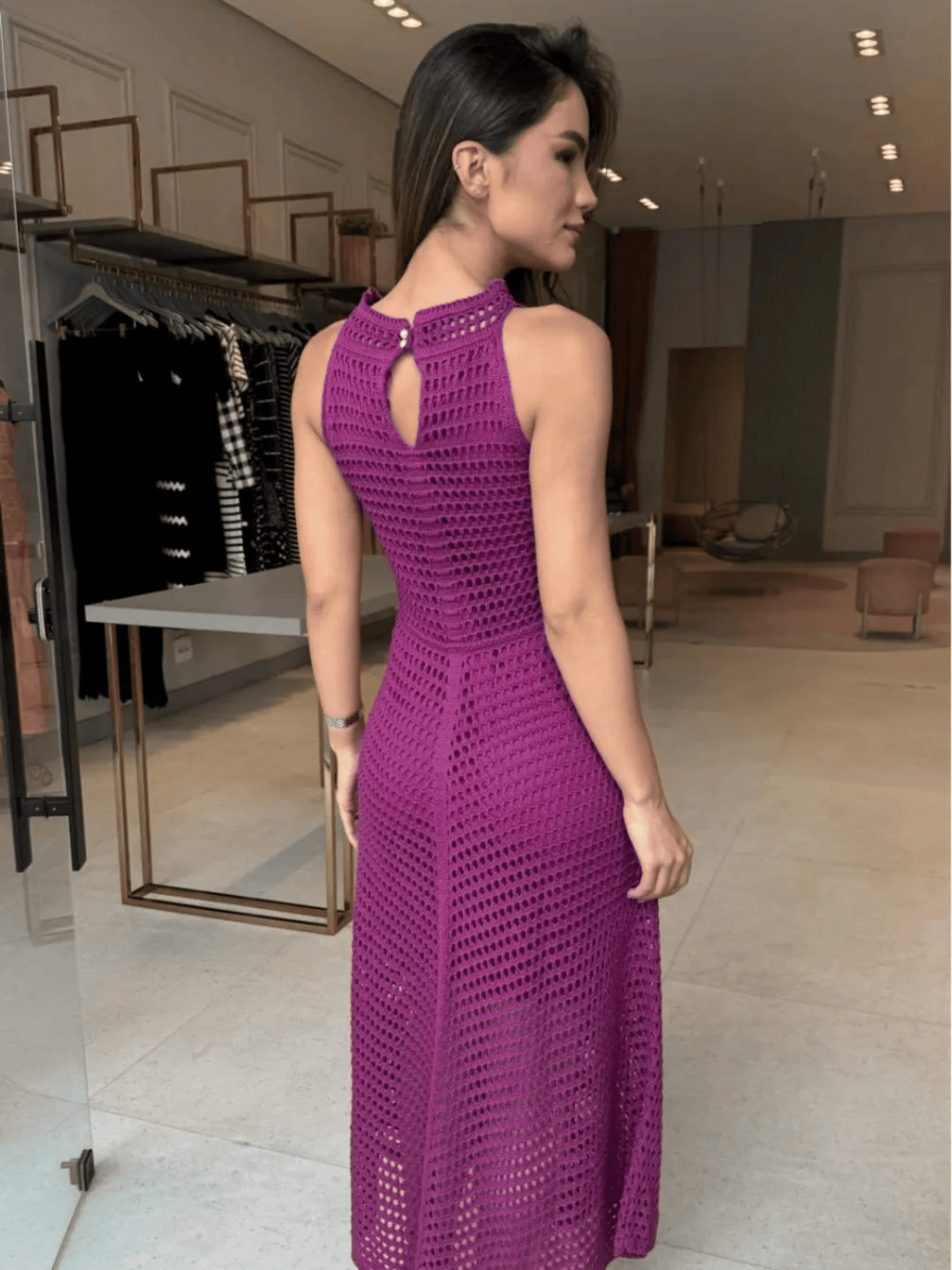 Vestido de Tricô Ana Luiza