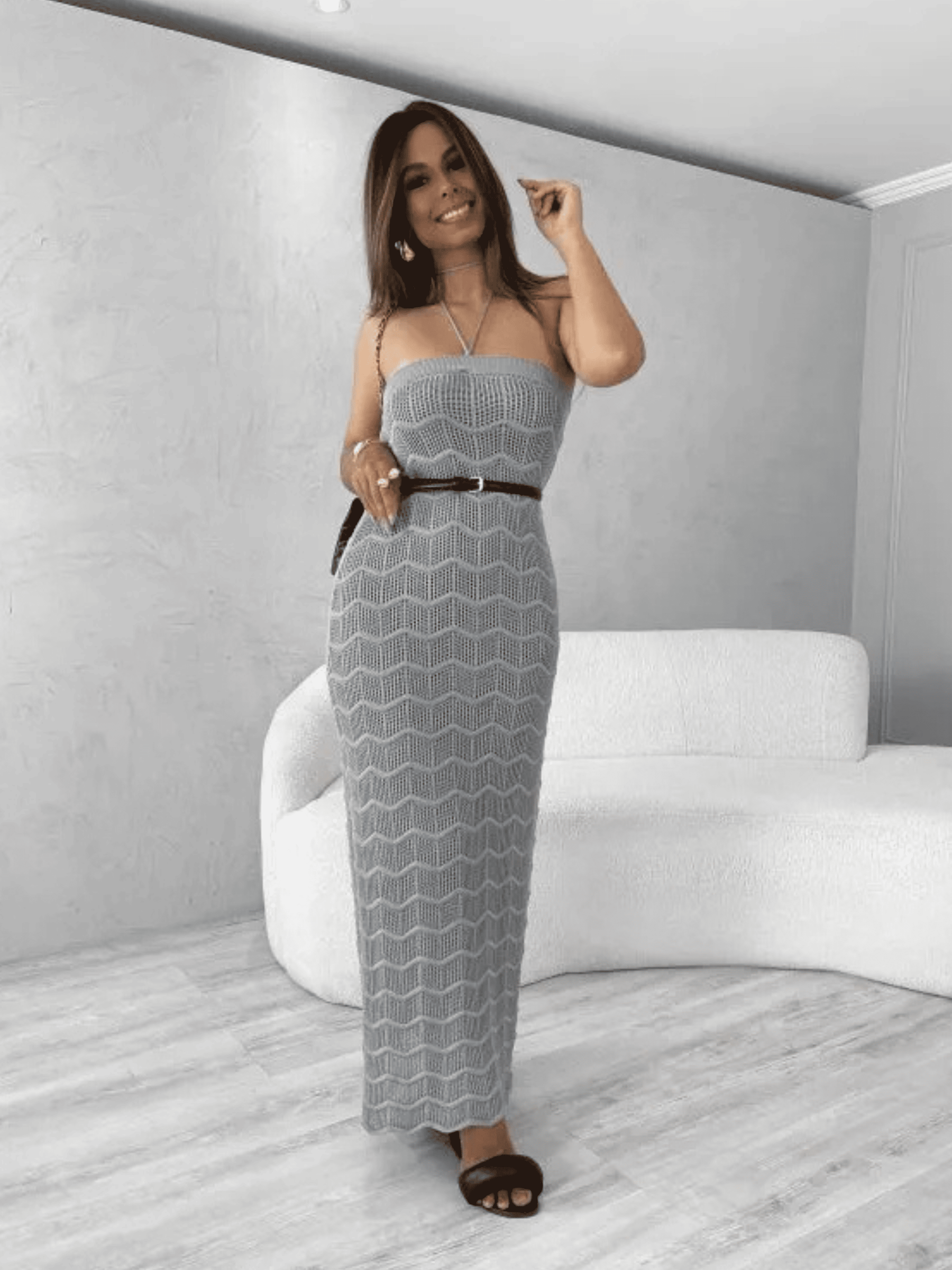 Vestido de Tricô Edilaine