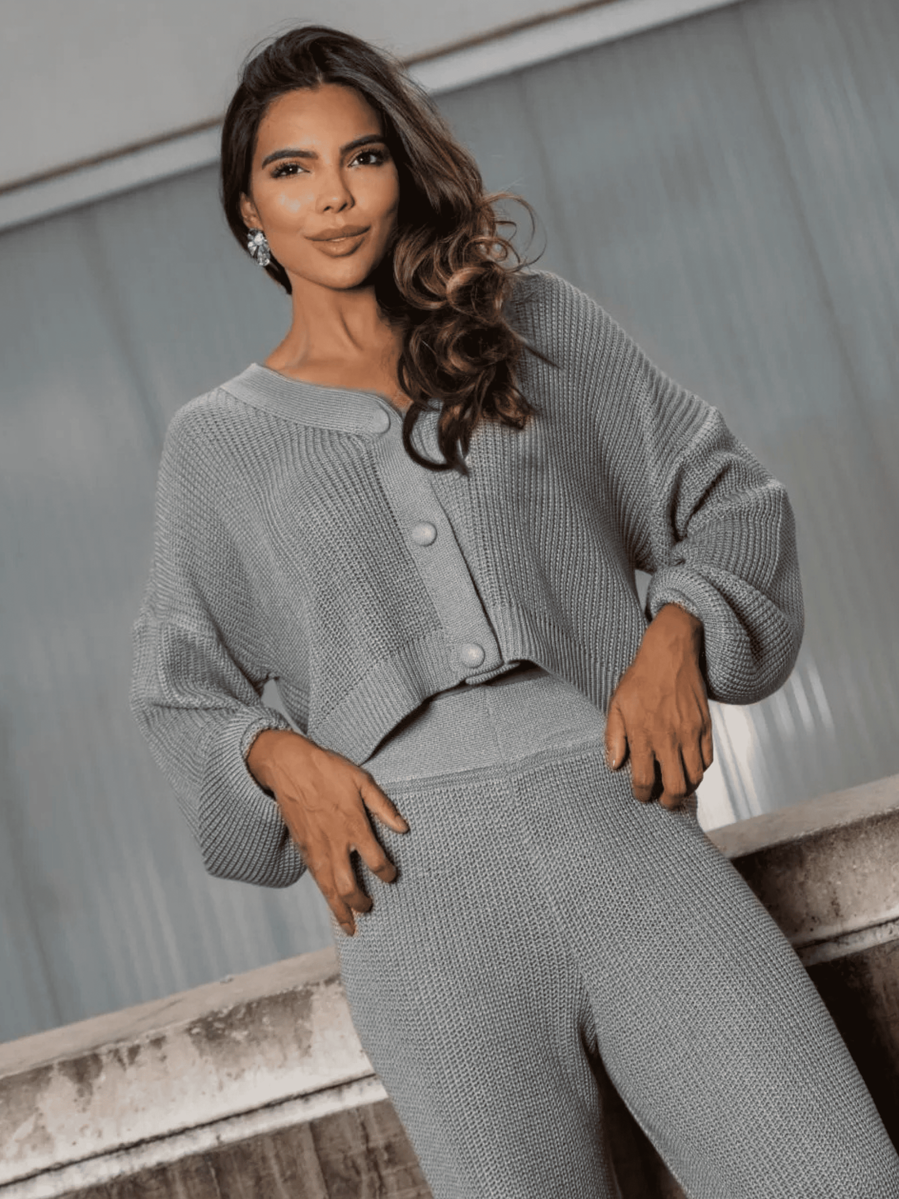 Conjunto de Tricô Brígida