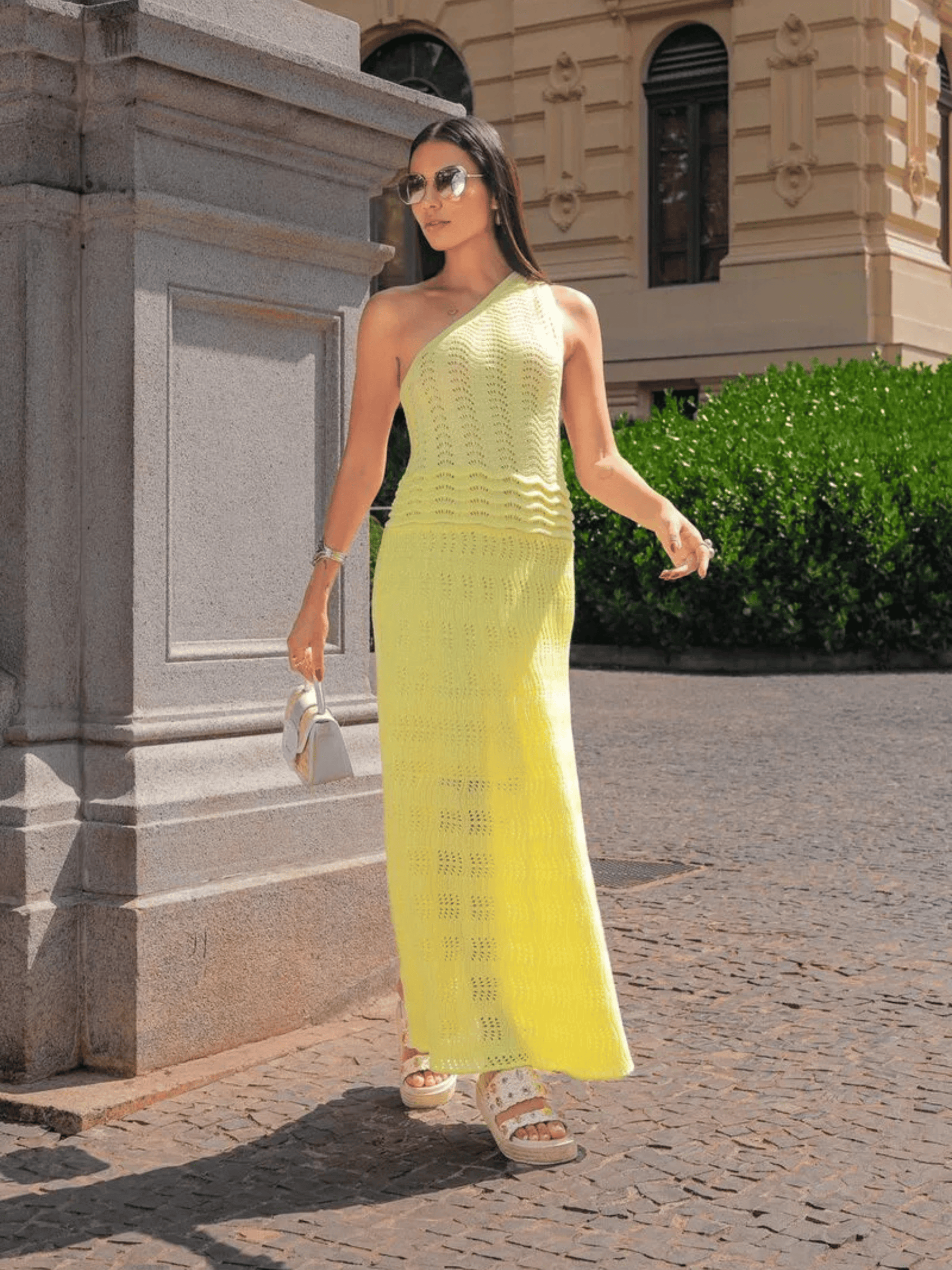 Vestido de Tricô Suiça
