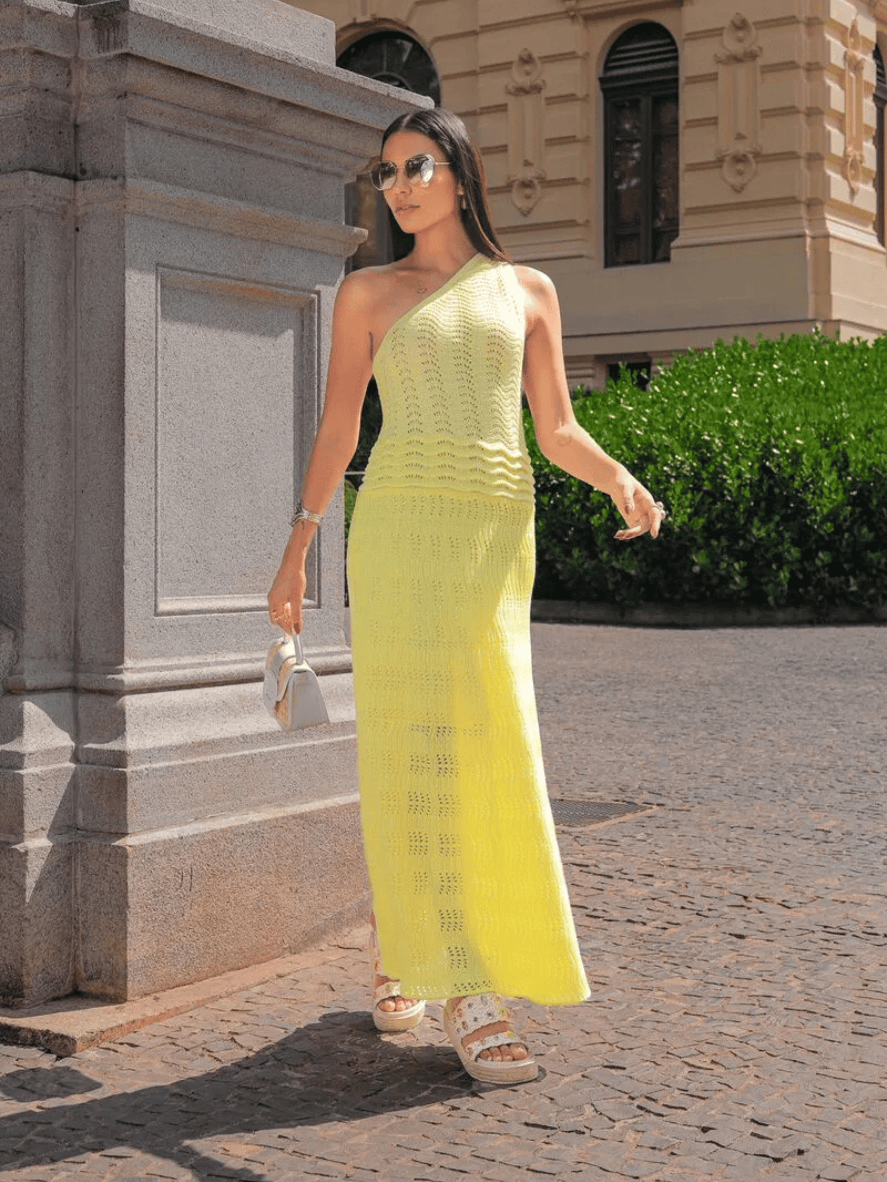 Vestido de Tricô Suiça