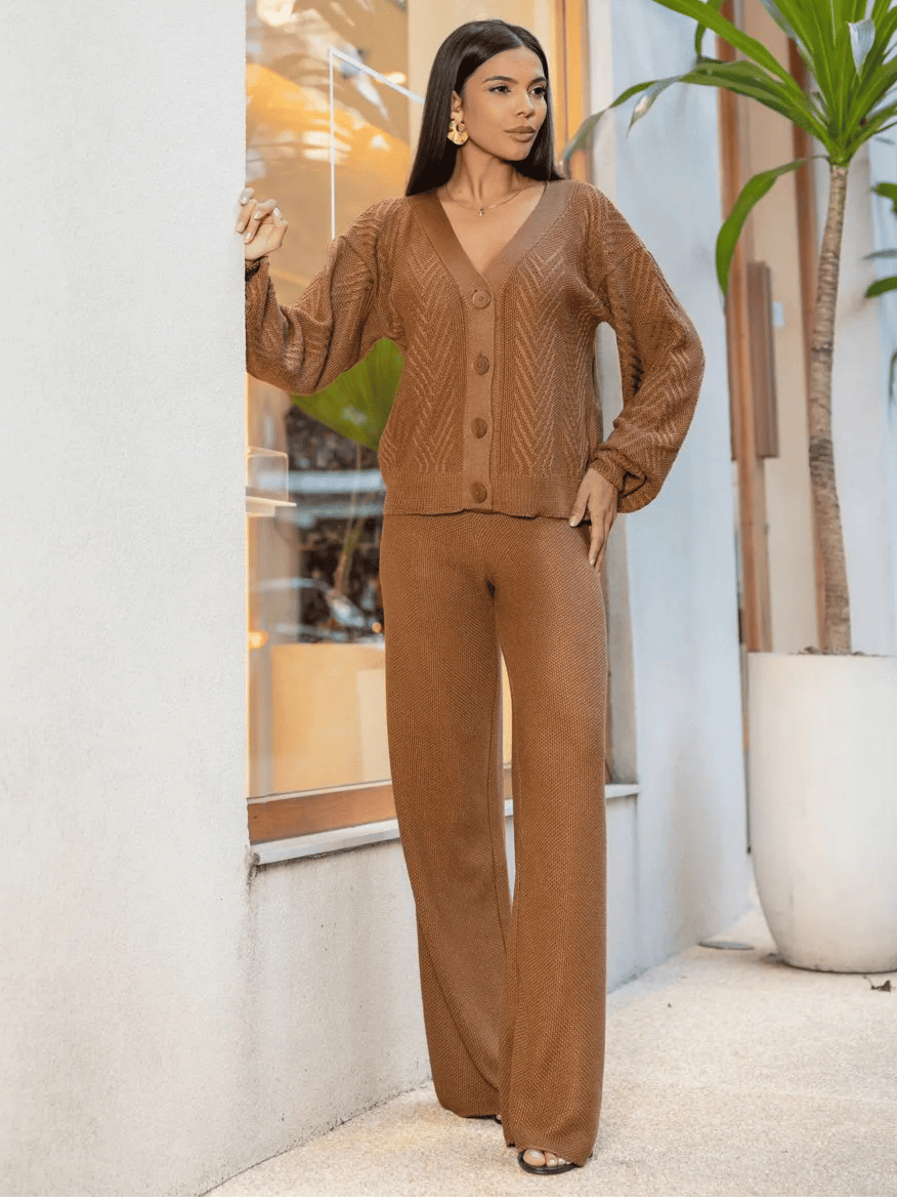 Conjunto de Tricô Mônaco