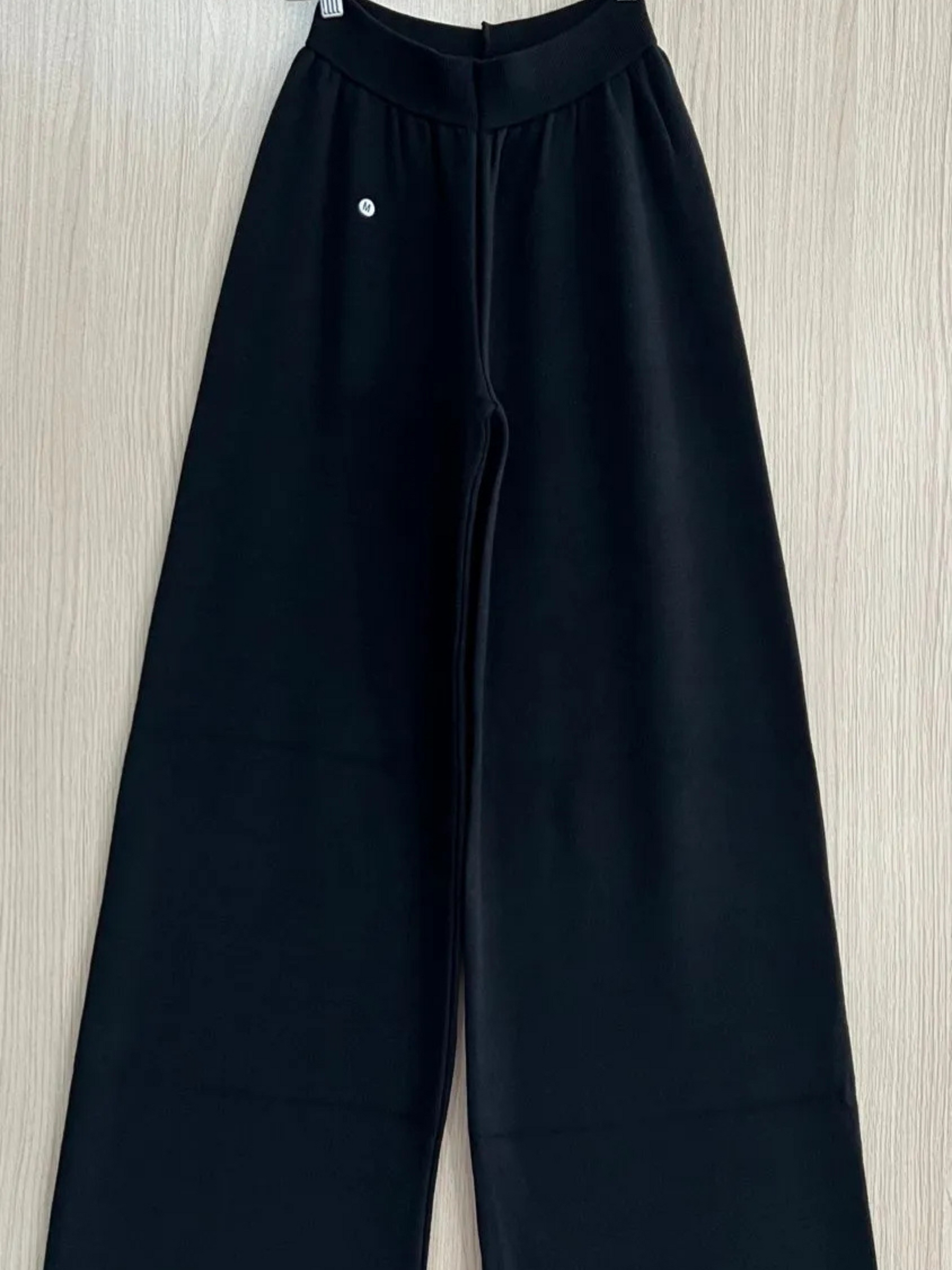 Calça de Tricô Pantalona