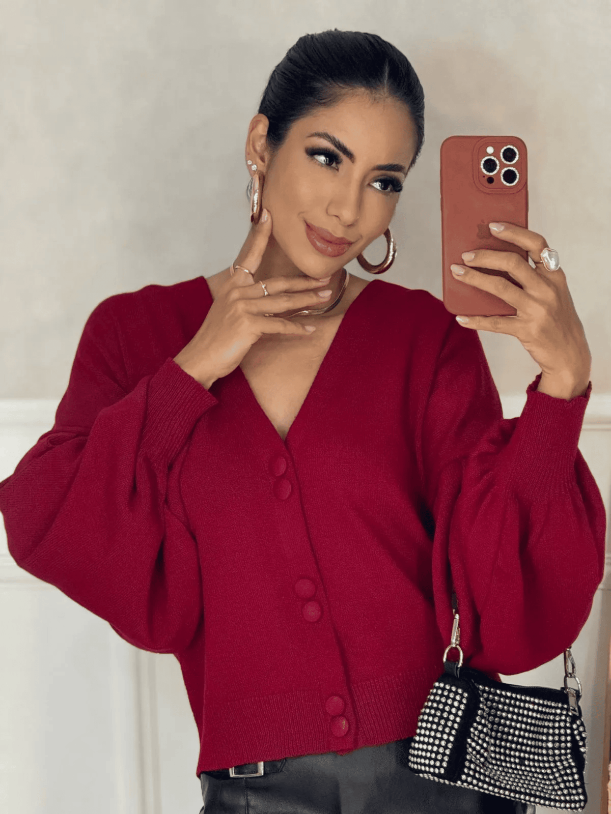 Casaco Feminino de Tricô Francine