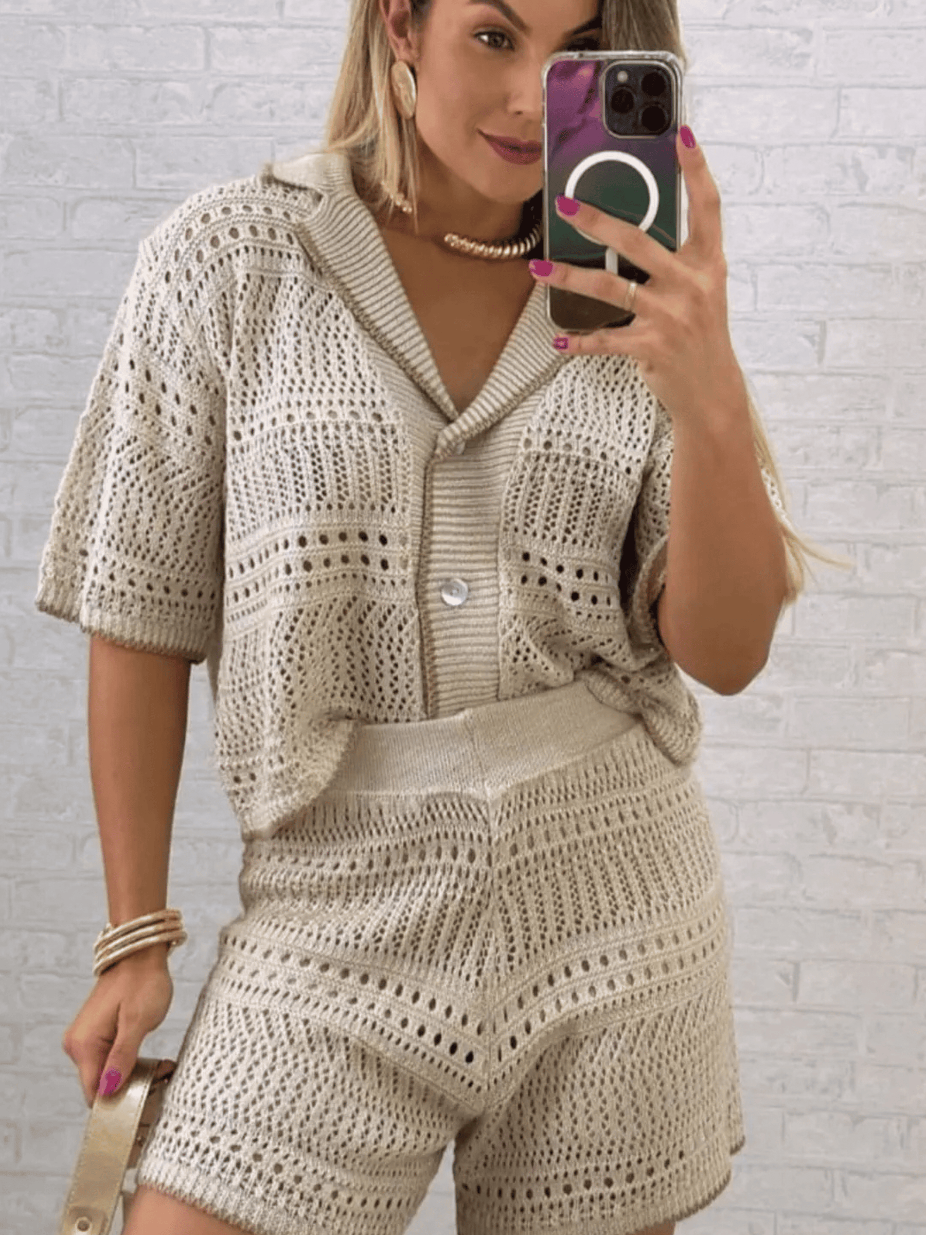 Conjunto de Tricô Jessy