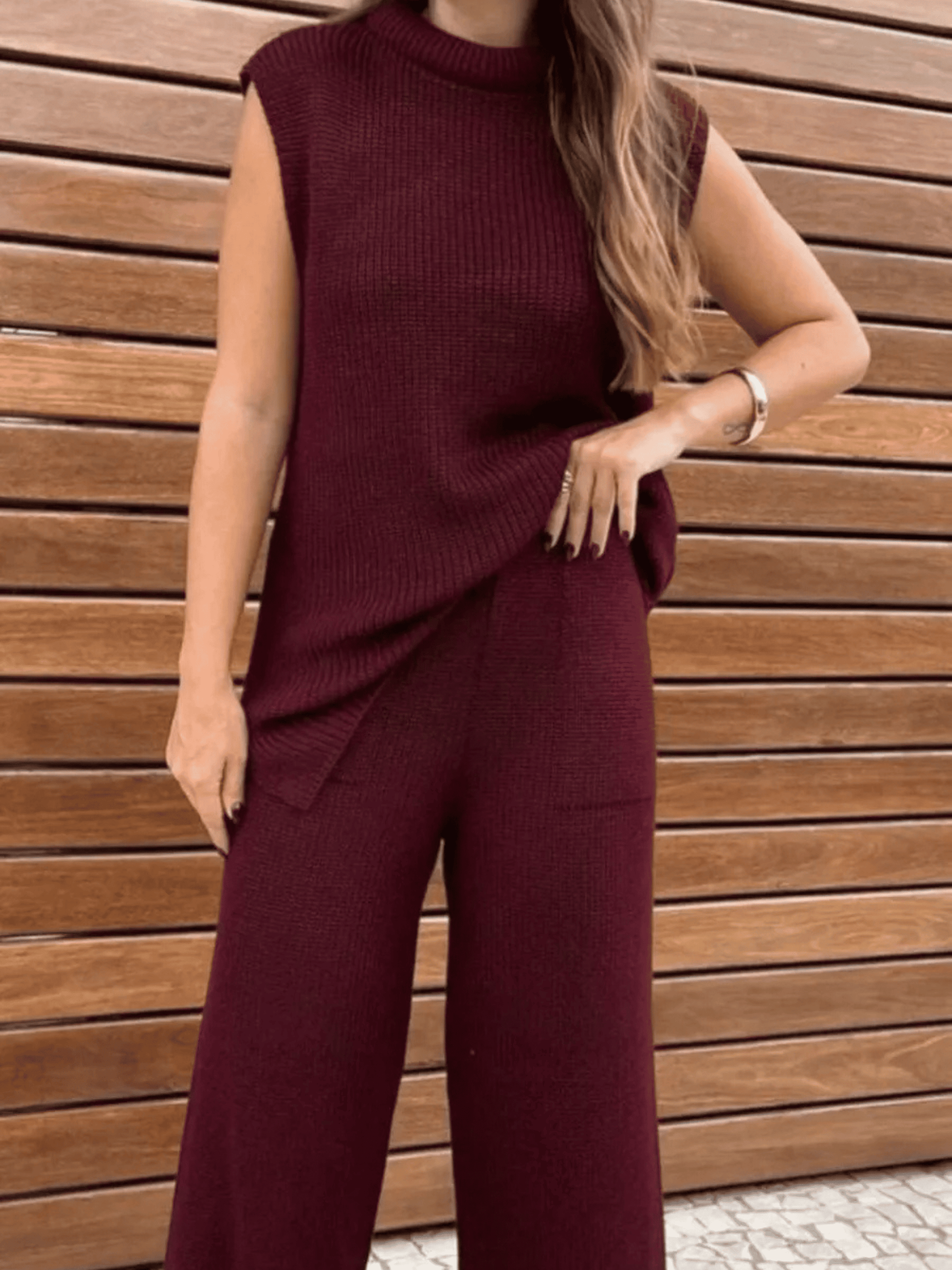 Conjunto de Tricô Agnes