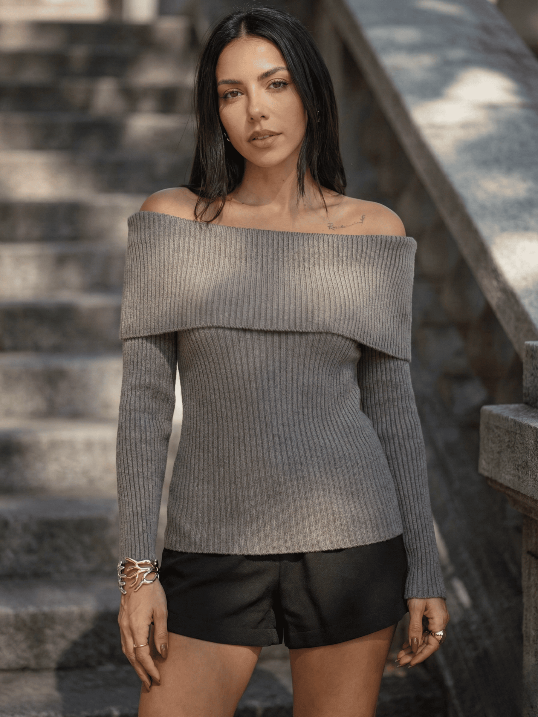 Blusa Feminina de Tricô Mikaelly