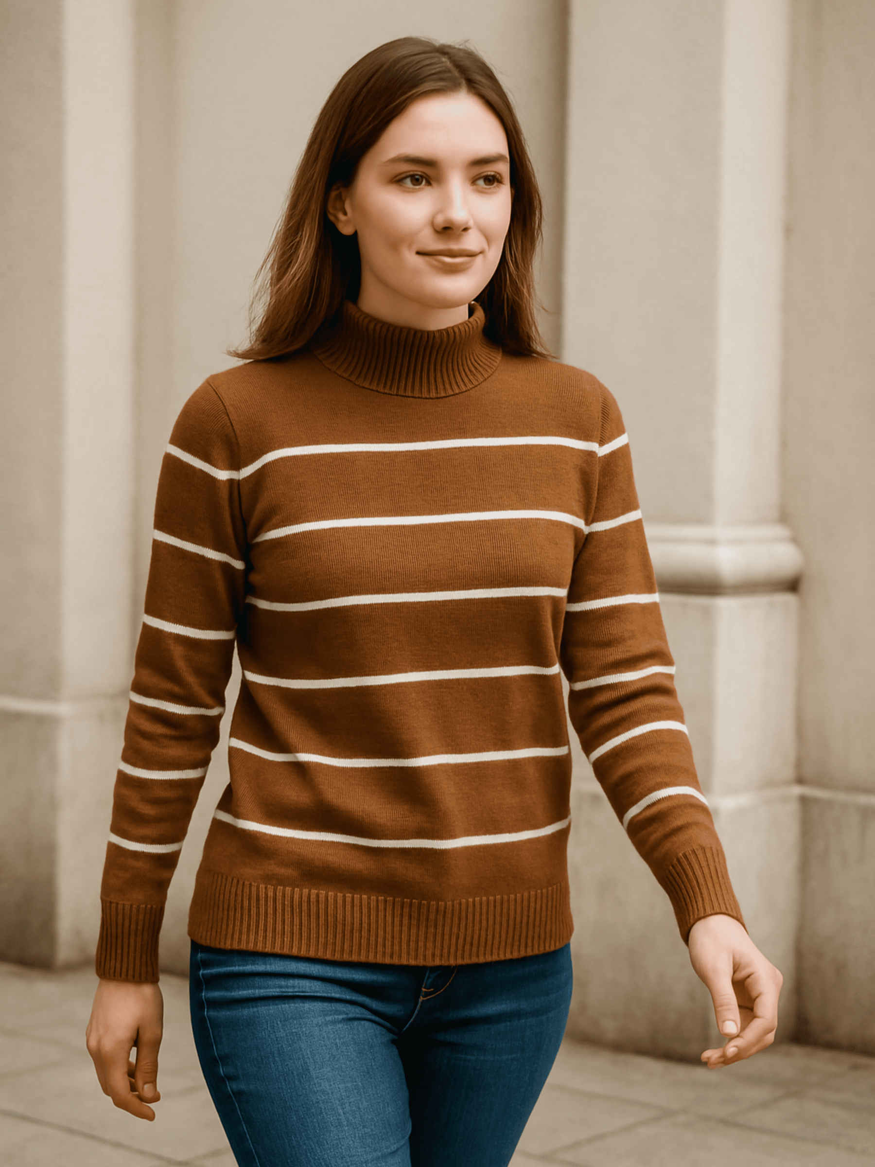 Blusa Feminina de Tricô Yara - Manga Longa