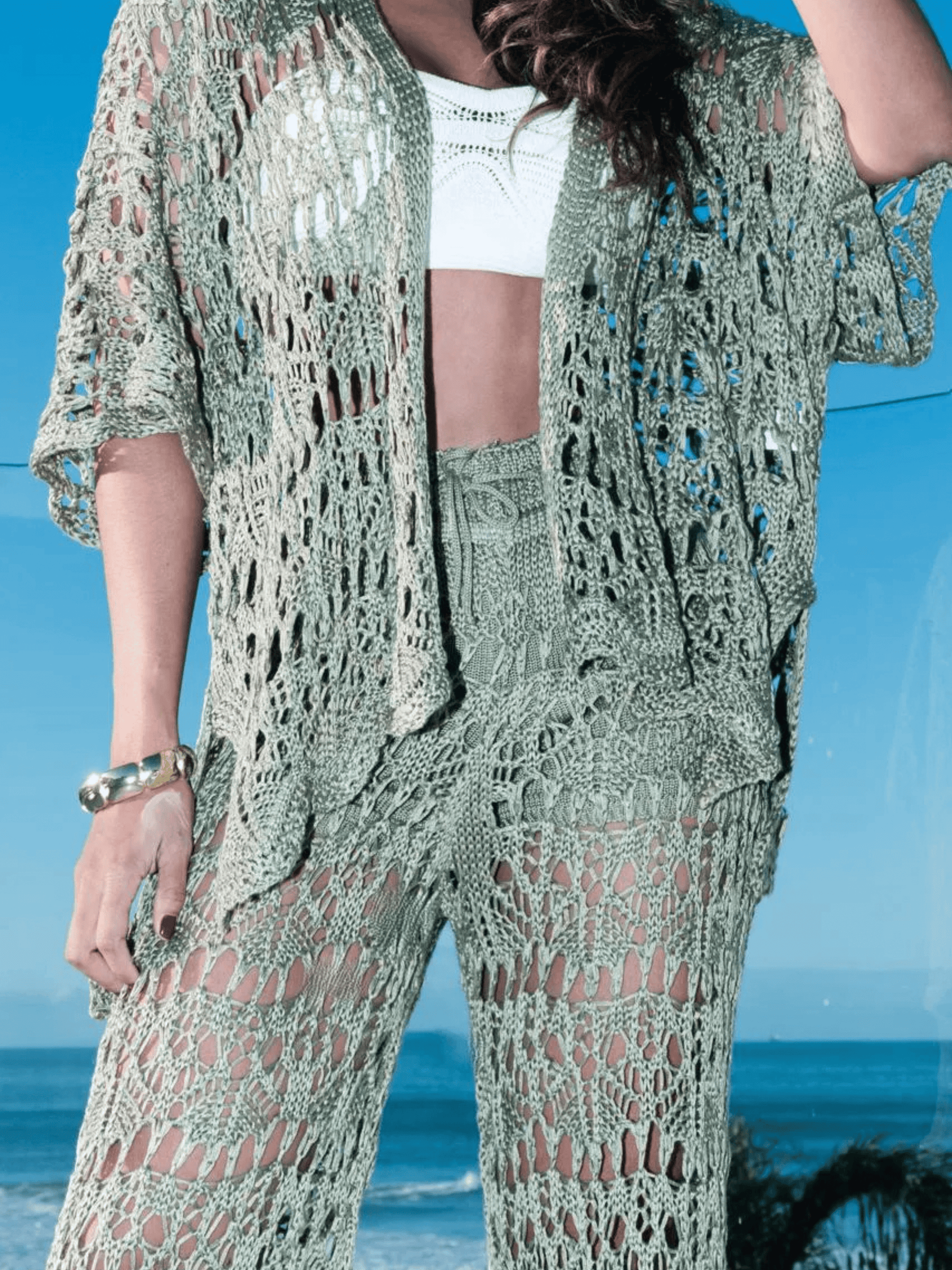 Conjunto de Tricô Keller