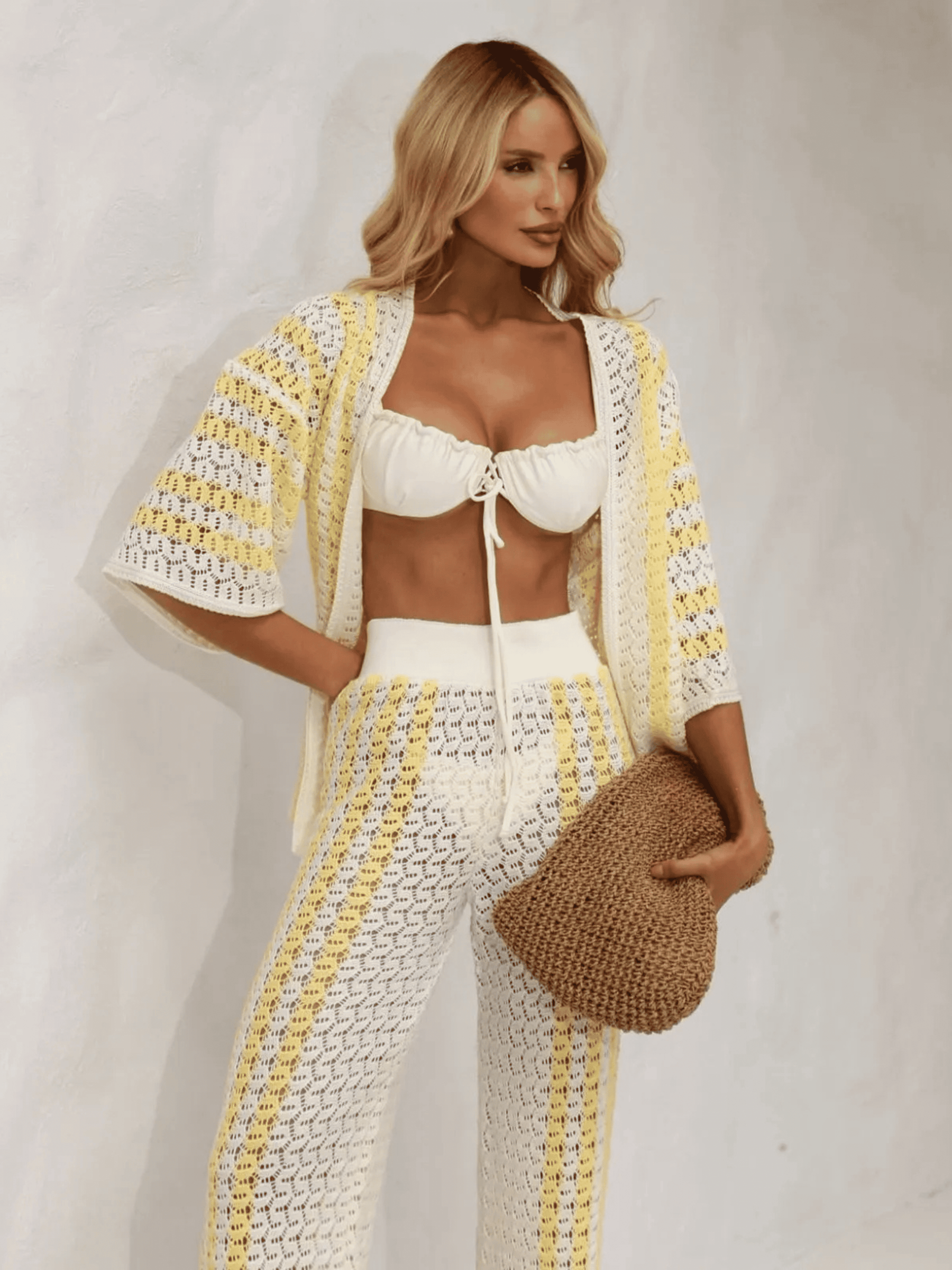 Saída de Praia de Tricô Pequim