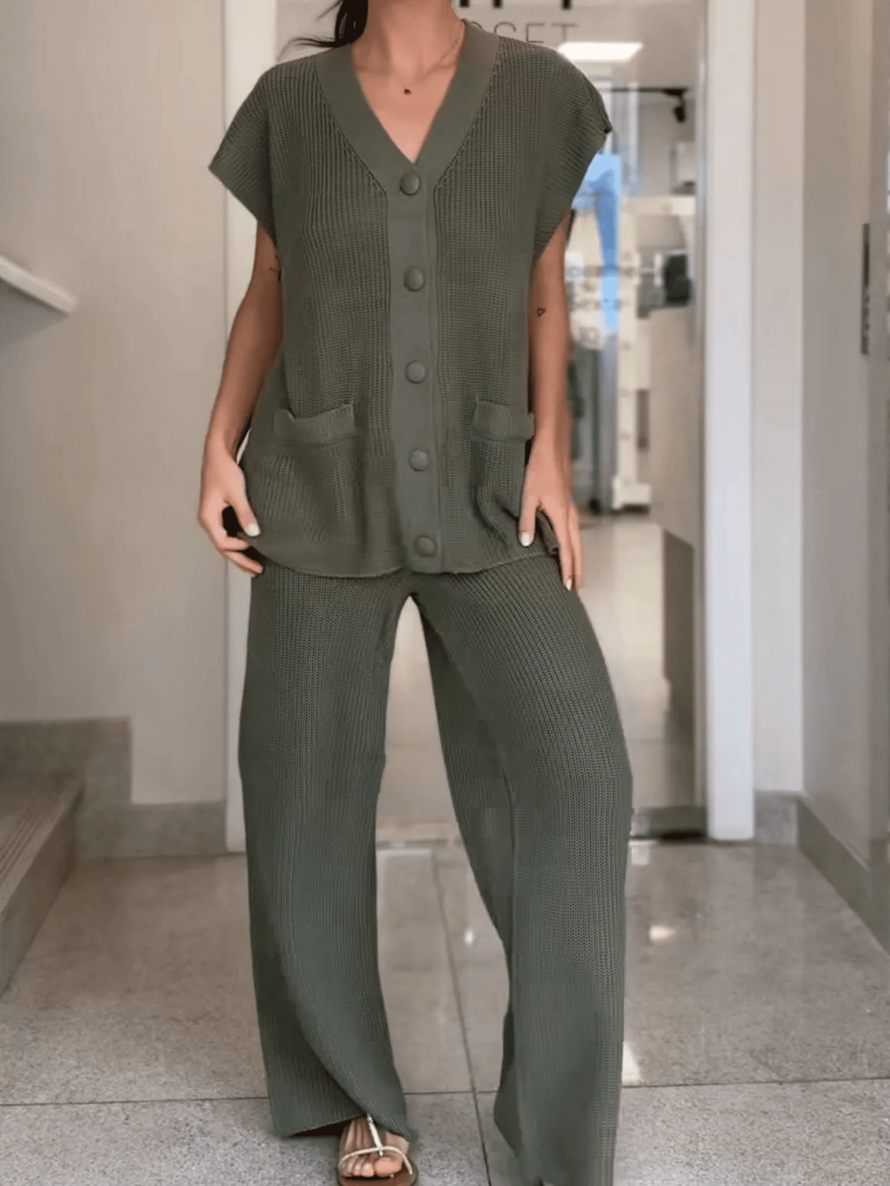 Conjunto de Tricô Thaysy