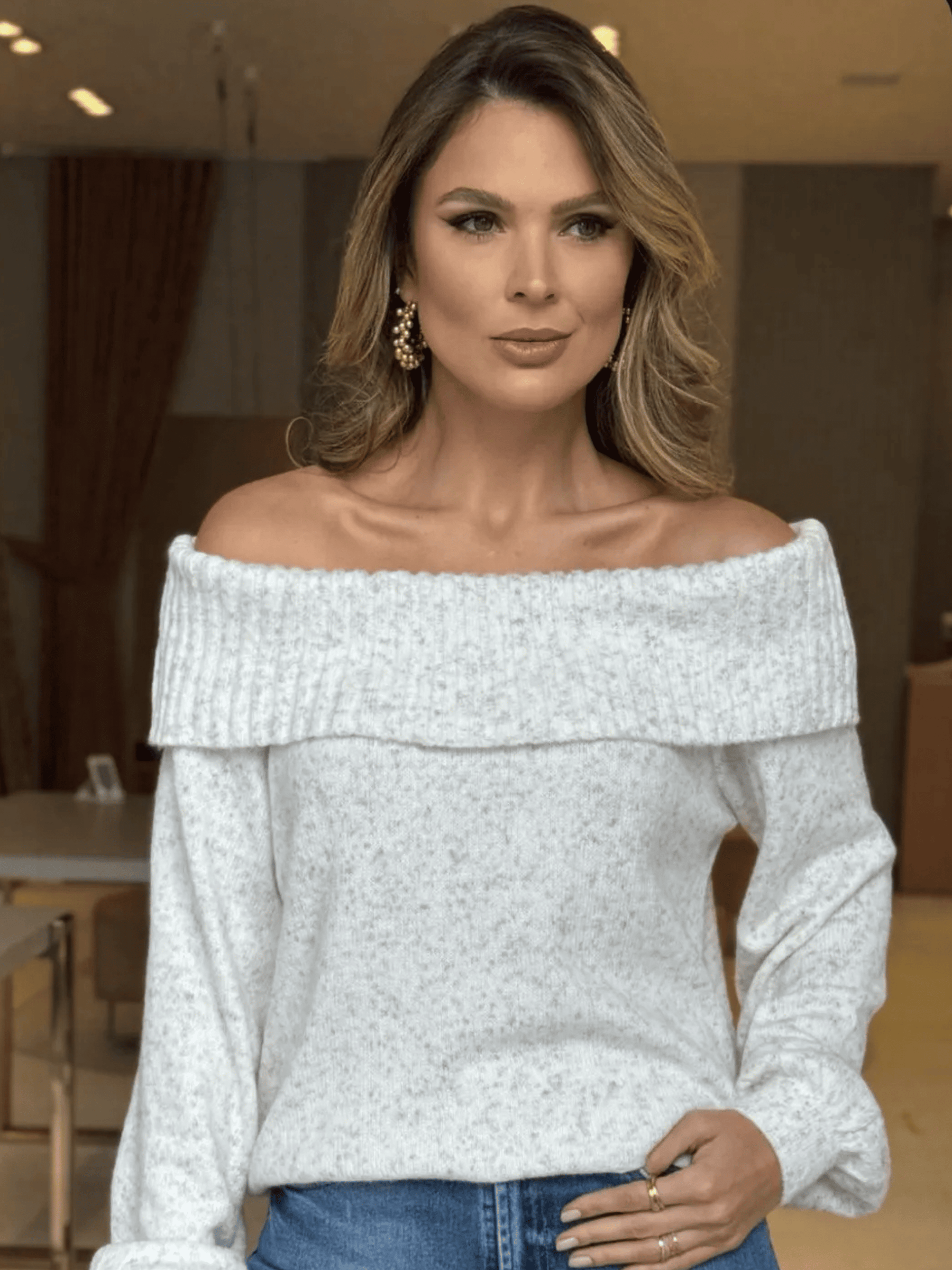 Blusa Feminina de Tricô Julieta