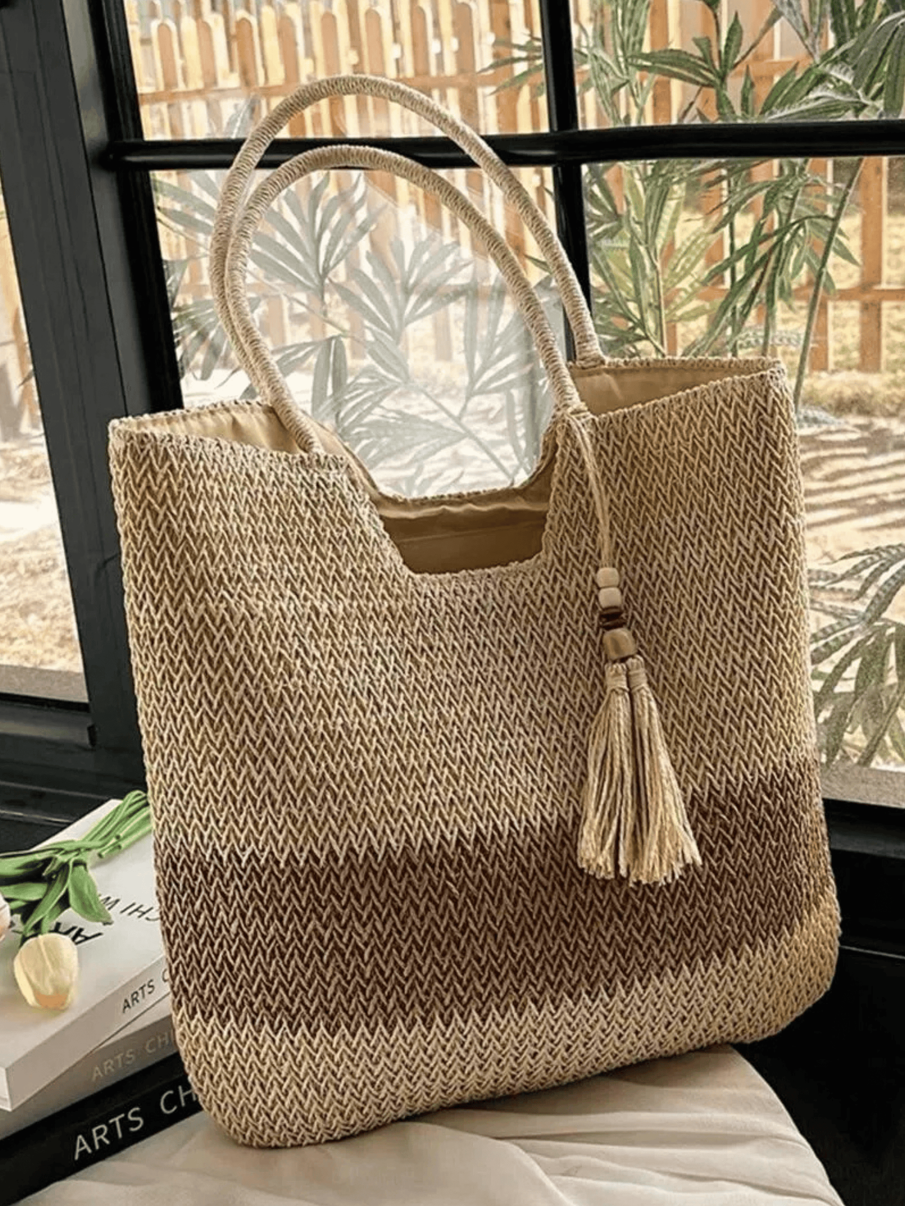 Bolsa Feminina Riviera Palha Chic