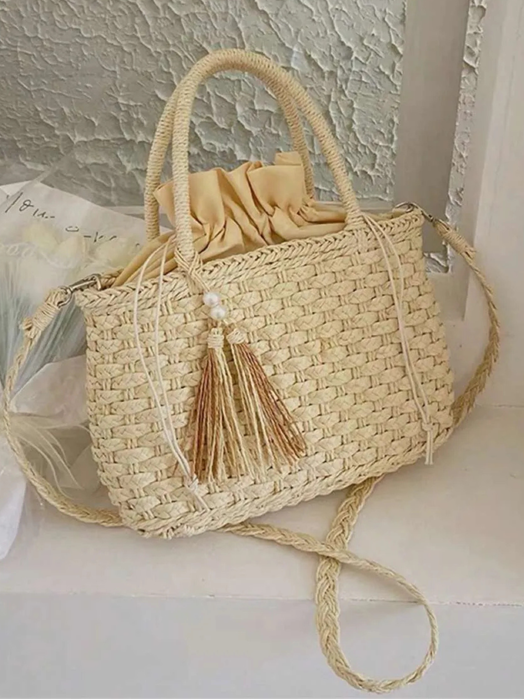 Bolsa Feminina Riviera Palha Natural