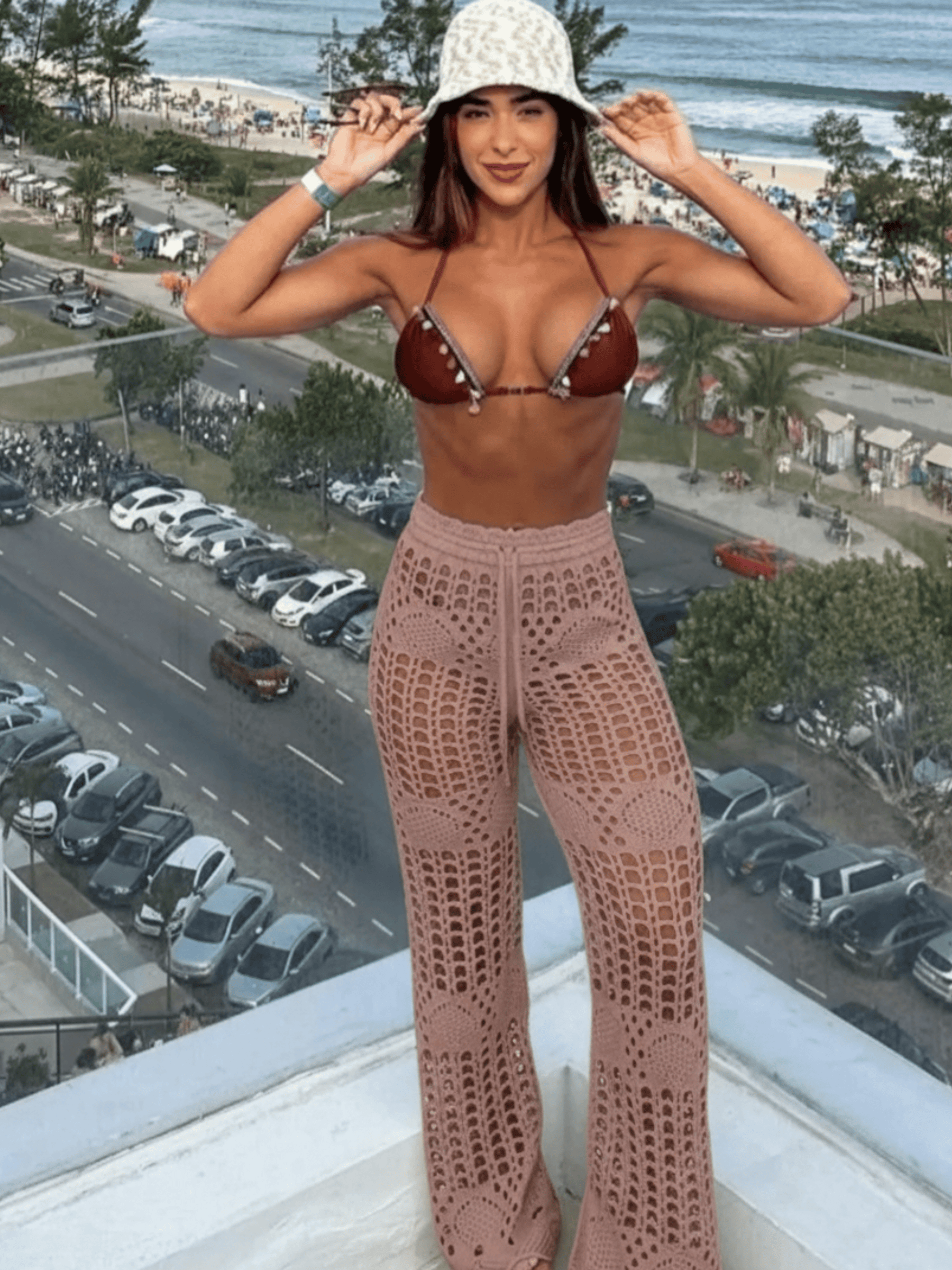 Calça de Tricô Maldivas