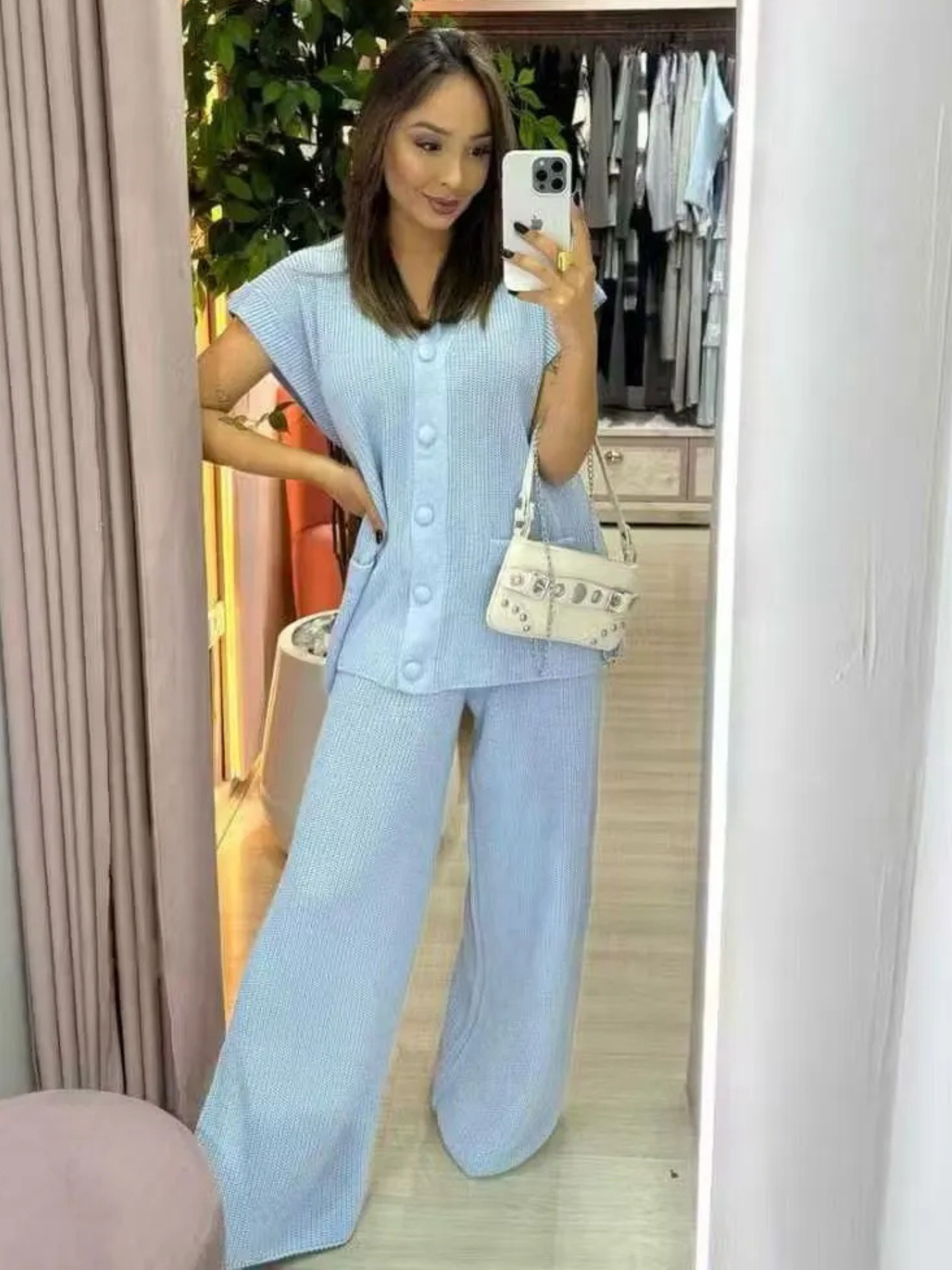 Conjunto de Tricô Thaysy