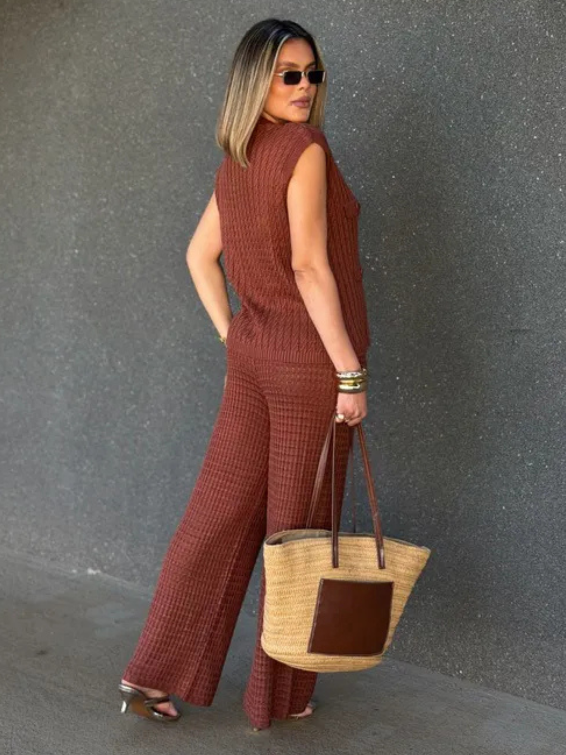 Conjunto de Tricô Mykonos