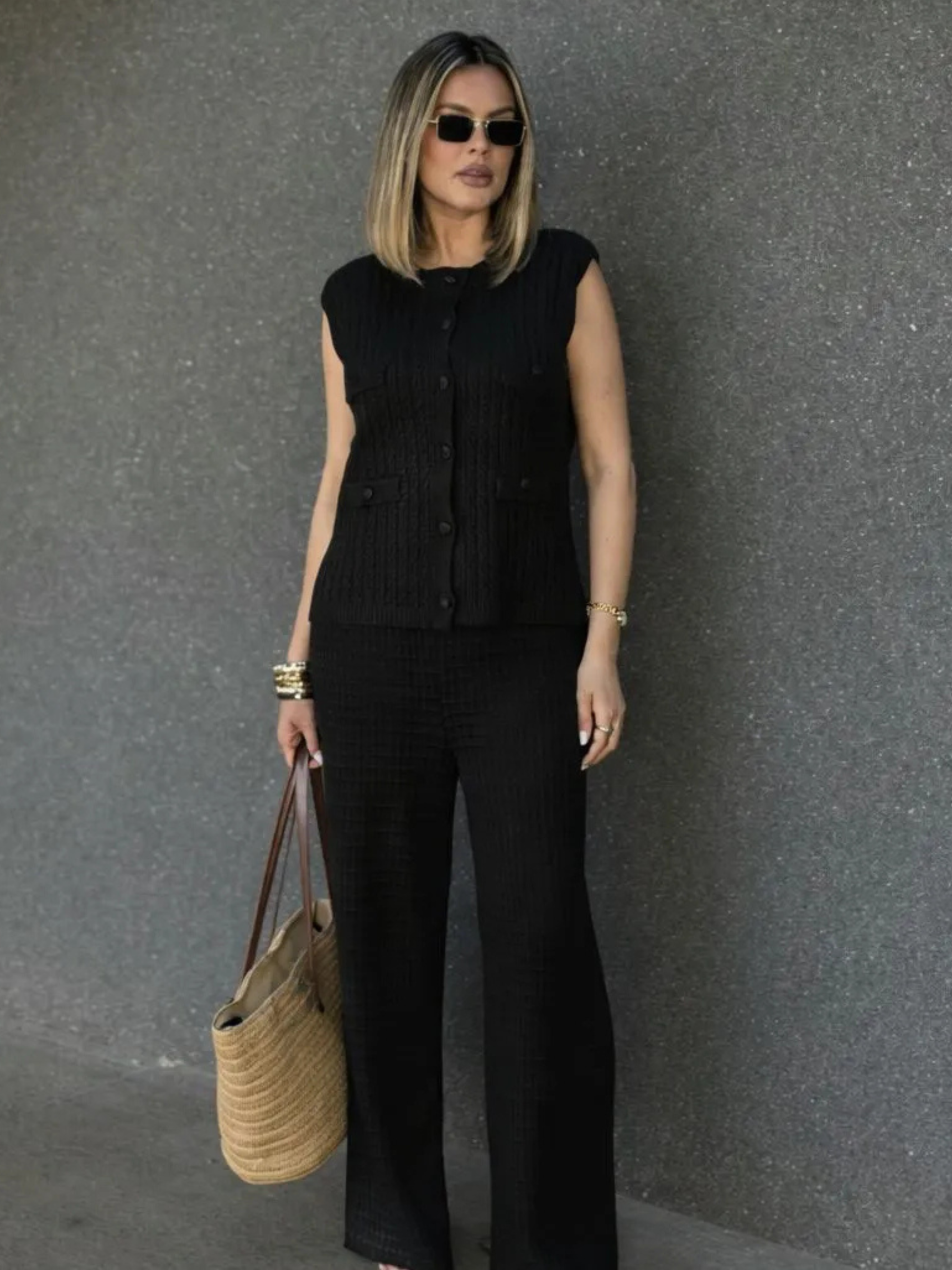 Conjunto de Tricô Mykonos