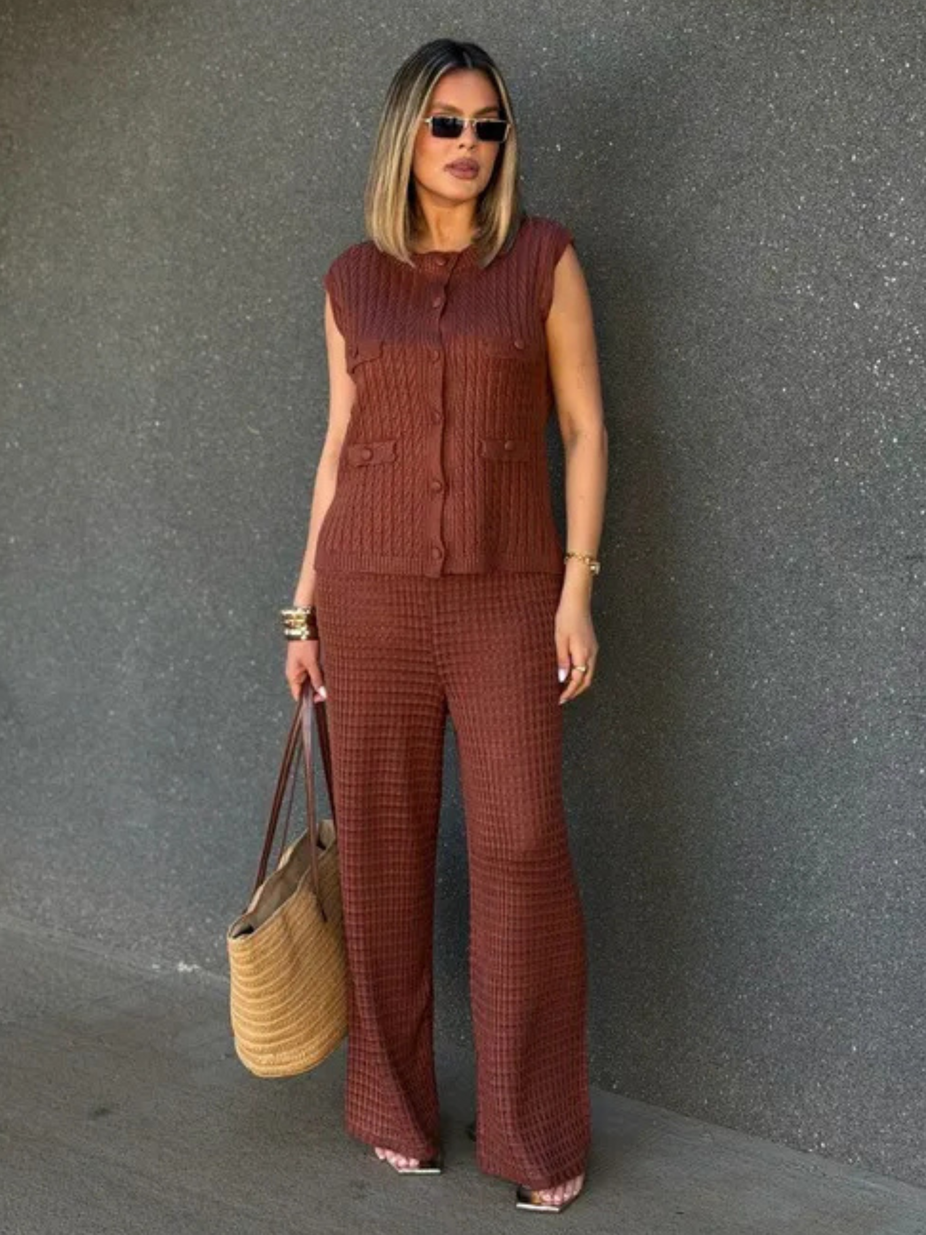 Conjunto de Tricô Mykonos