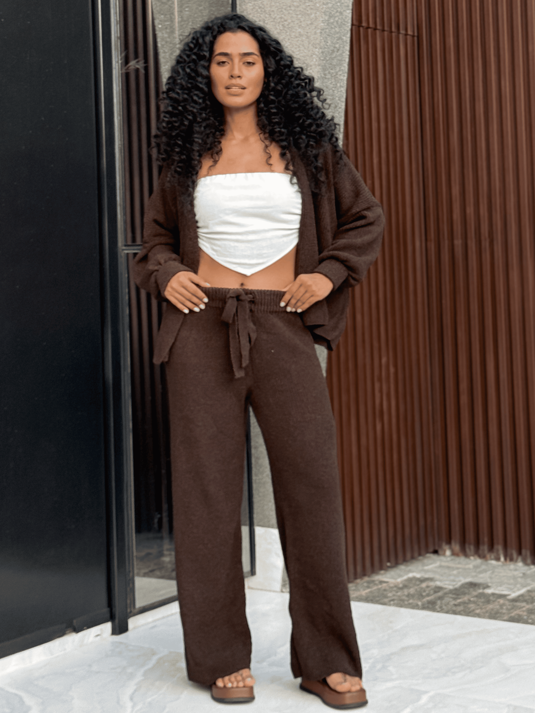 Conjunto de Tricô Margarida