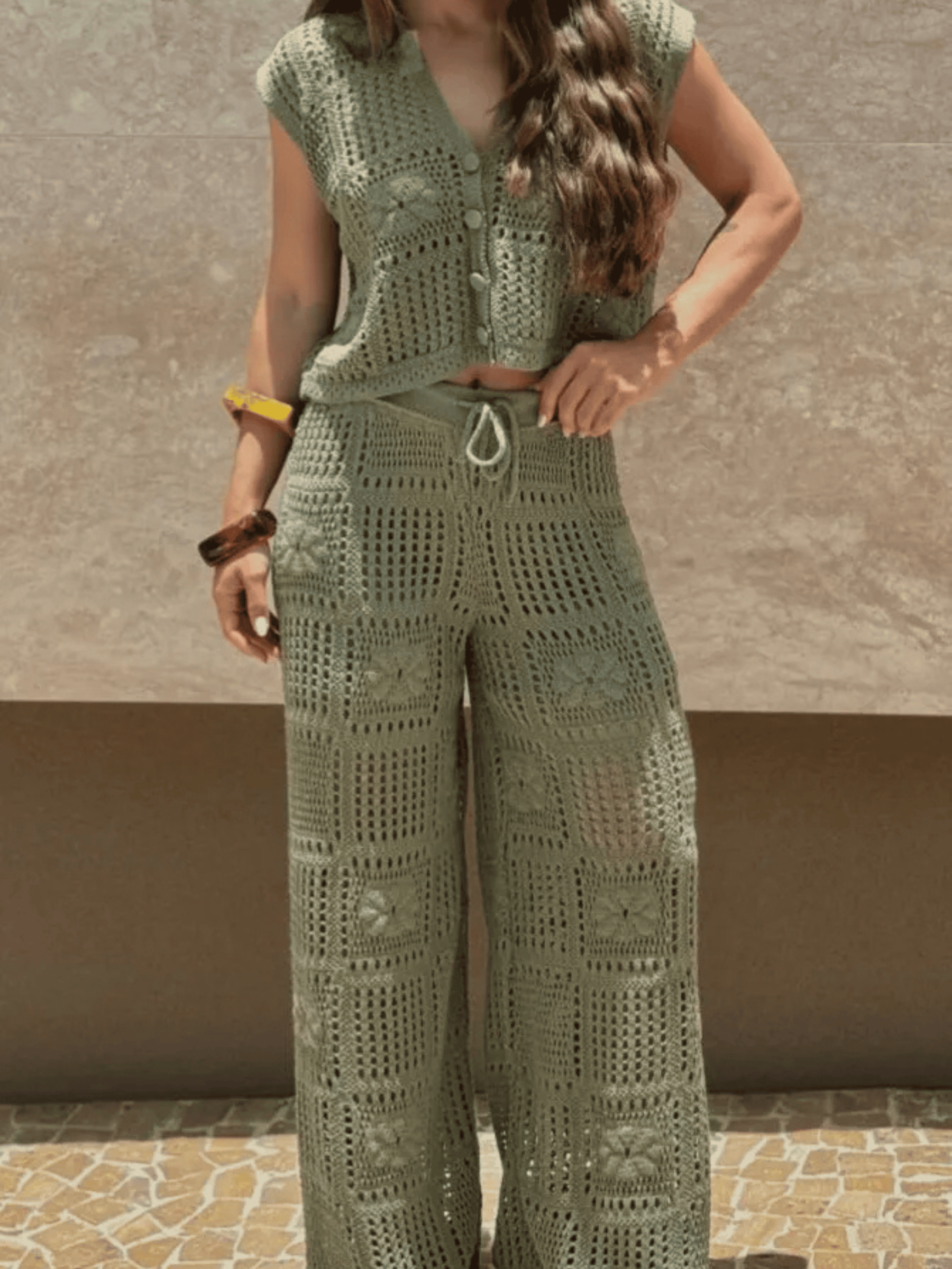 Conjunto de Tricô Iris