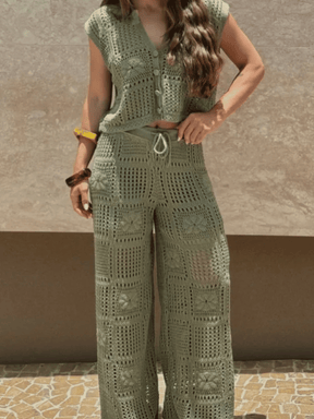 Conjunto de Tricô Iris