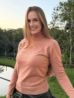 Blusa Feminina de Tricô Érika - Manga Longa - Cacharrel