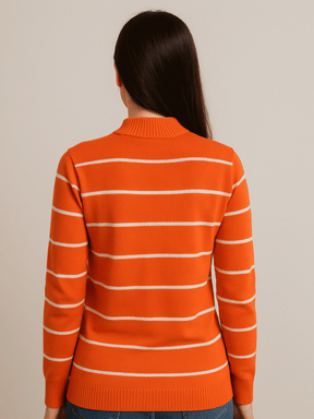 Blusa Feminina de Tricô Yara - Manga Longa