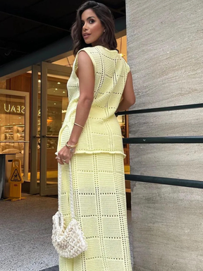 Conjunto de Tricô Keila