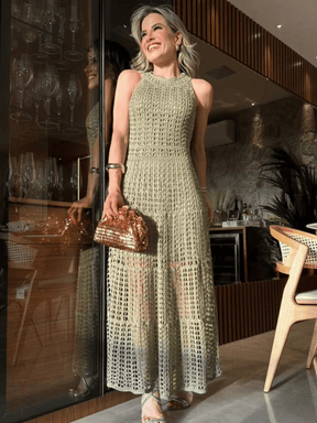 Vestido de Tricô Malásia