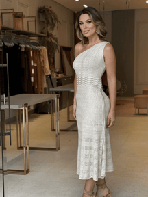 Vestido de Tricô Suiça